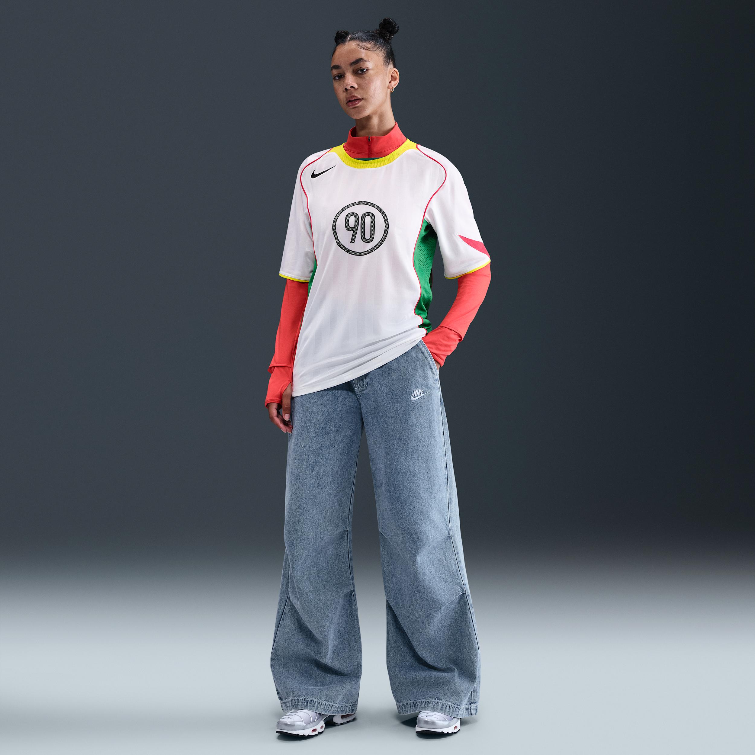 Nike Mens Total 90 Dri-FIT Soccer Jersey | IB4218-100 Product Image