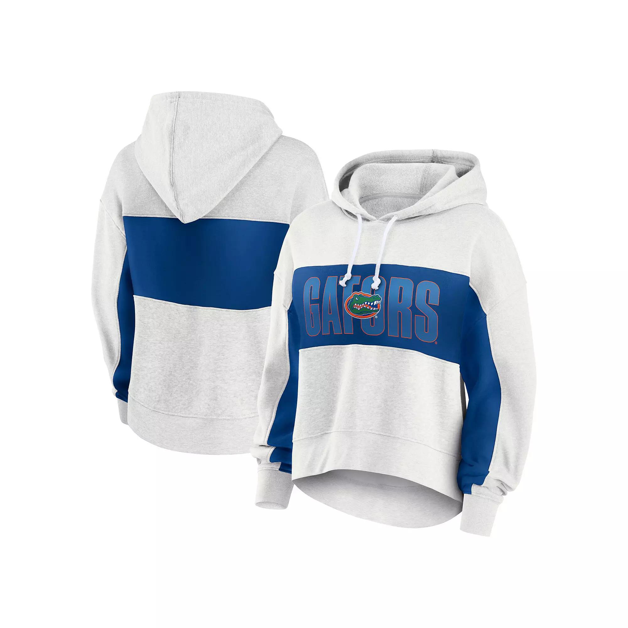 Women's Fanatics Oatmeal Florida Gators Up For It Pullover Hoodie, Size: 2XL, Team Product Image