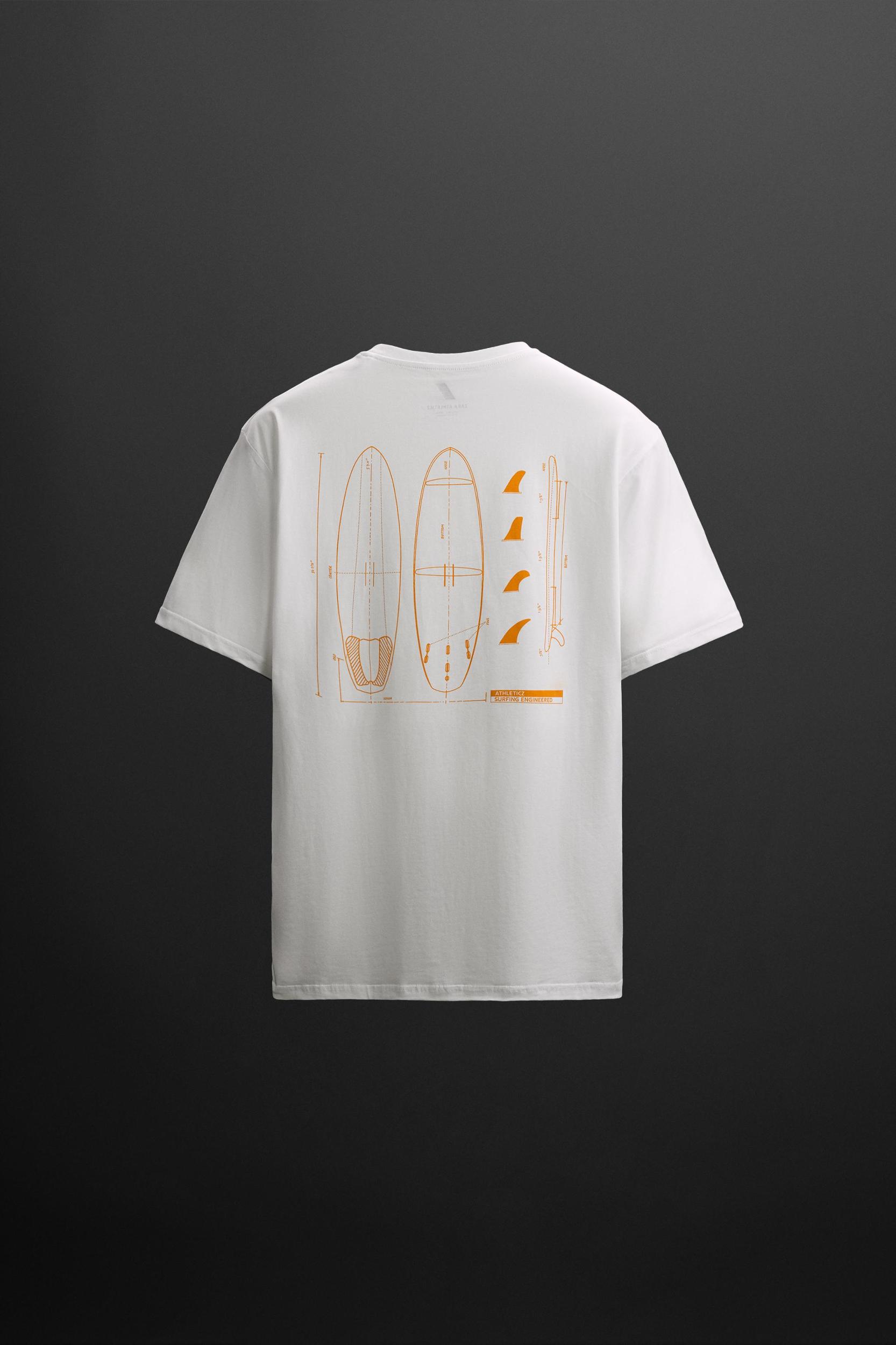 SURFBOARD PRINT T-SHIRT Product Image