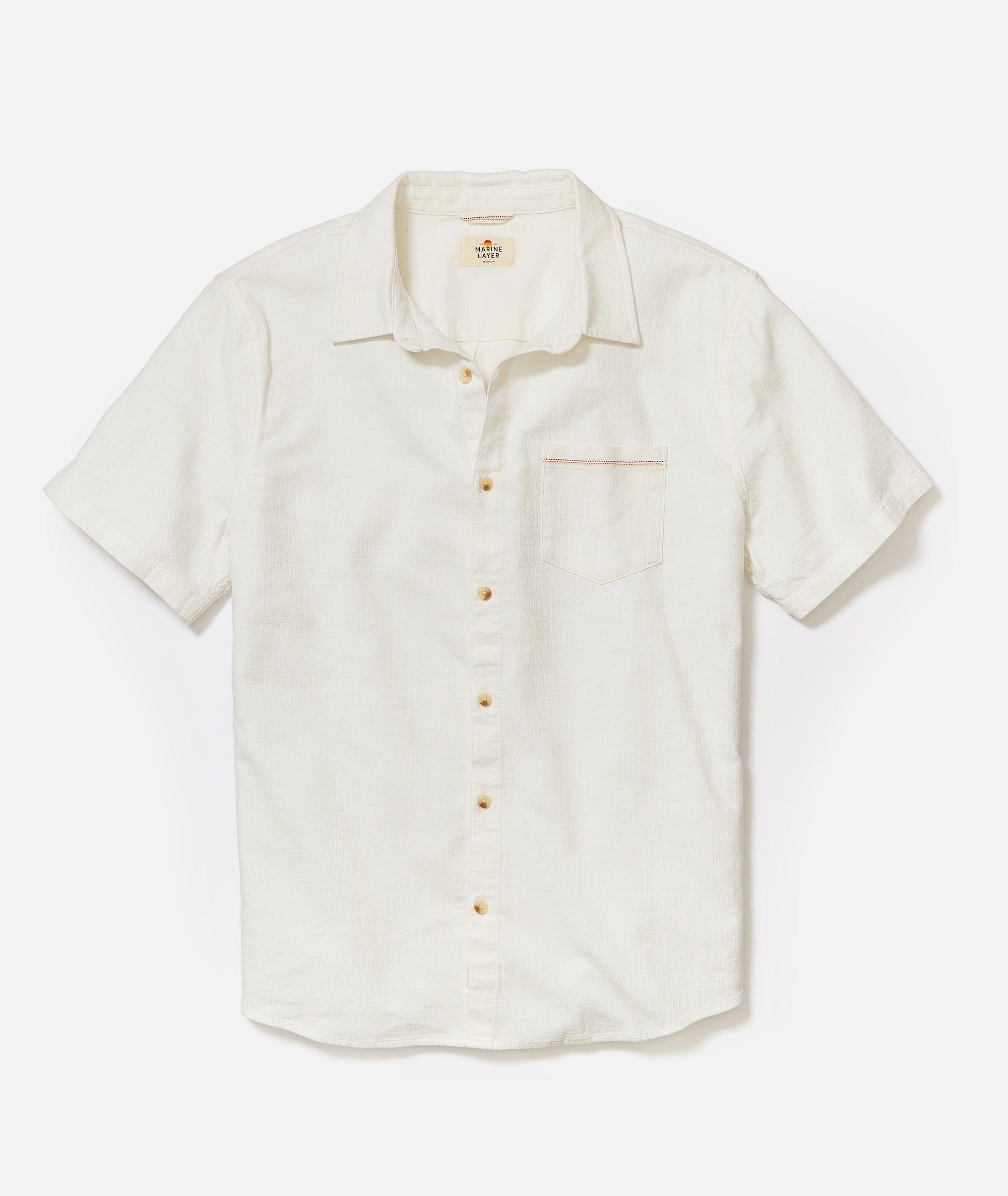 Stretch Selvage Short Sleeve Shirt Product Image