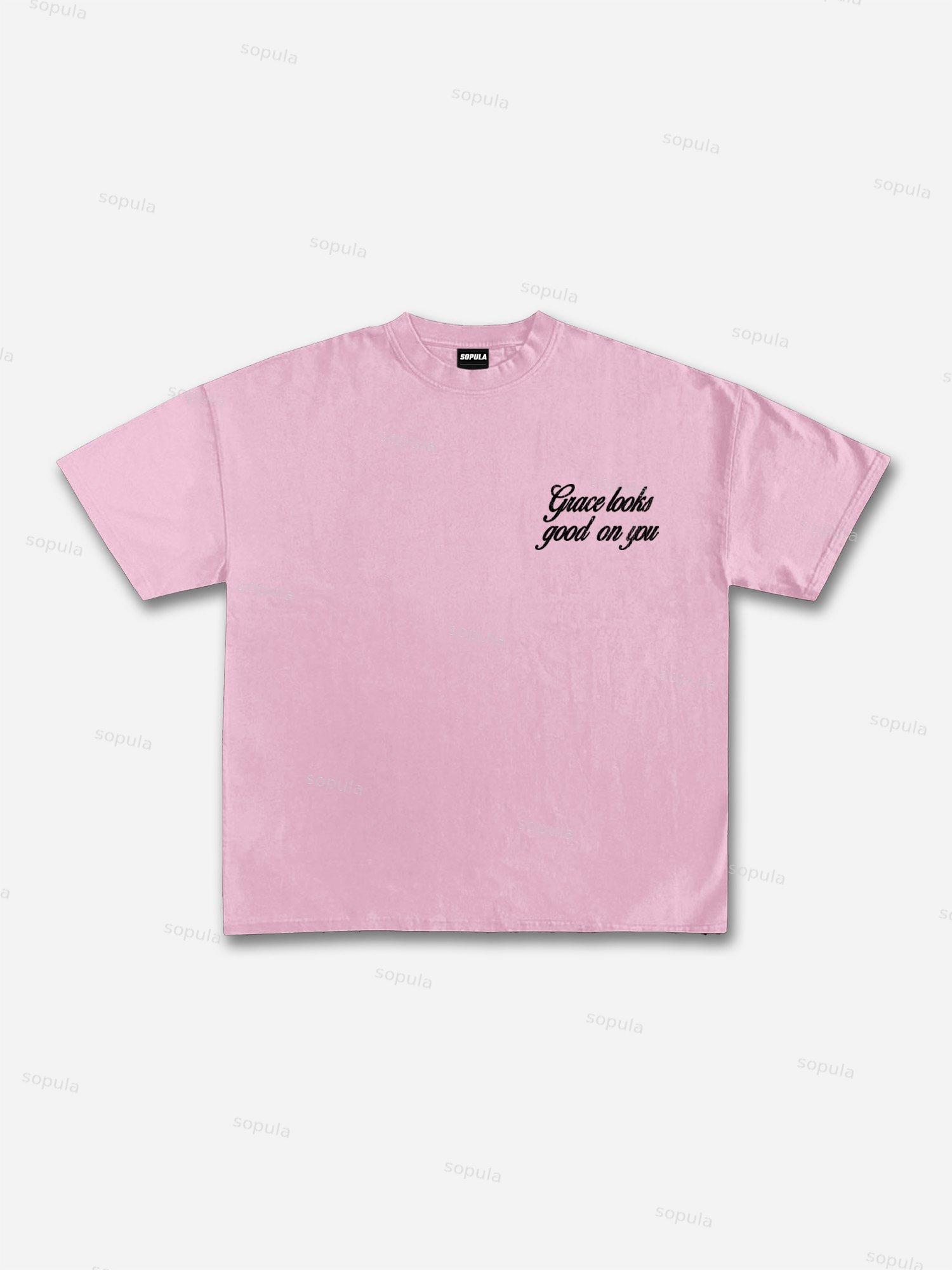 Angelthic Angel Playful Graphic Cotton T-shirt Product Image