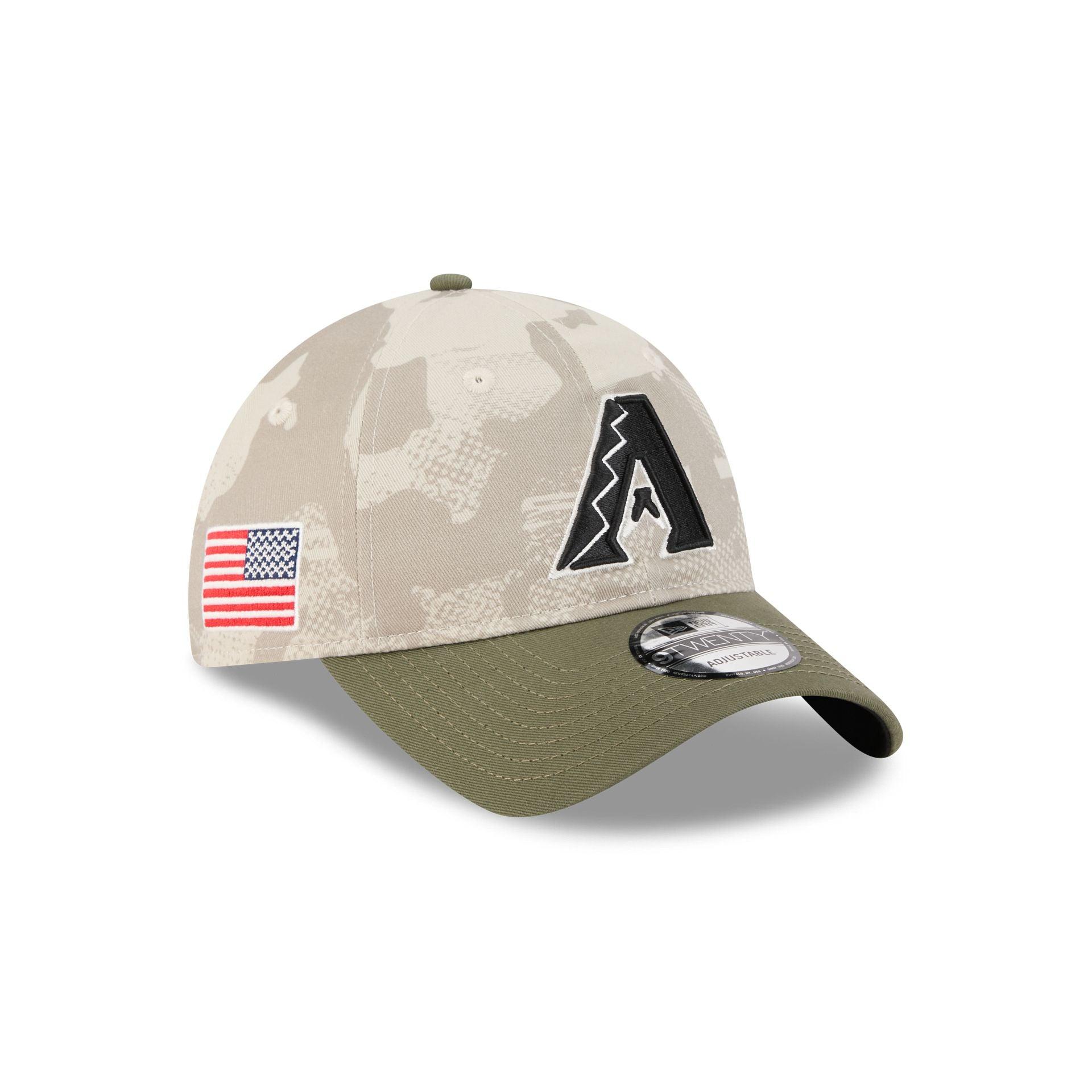 Arizona Diamondbacks Armed Forces Day 2025 9TWENTY Adjustable Hat Male Product Image