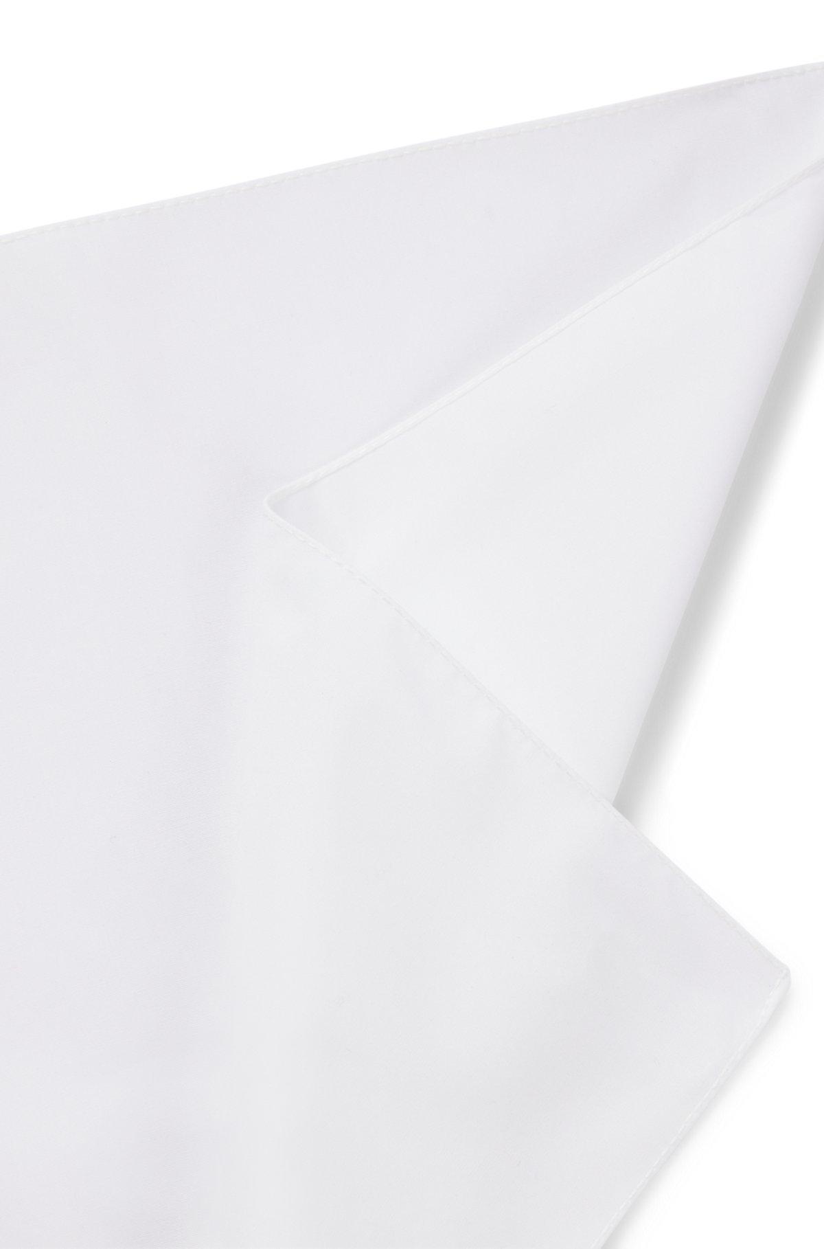 Easy-iron pocket square in cotton poplin Product Image