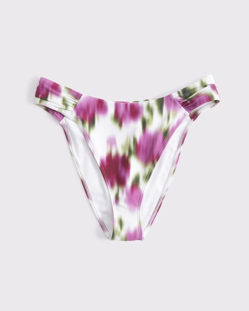 Ruched-Side Mid Rise Moderate Bottom Product Image