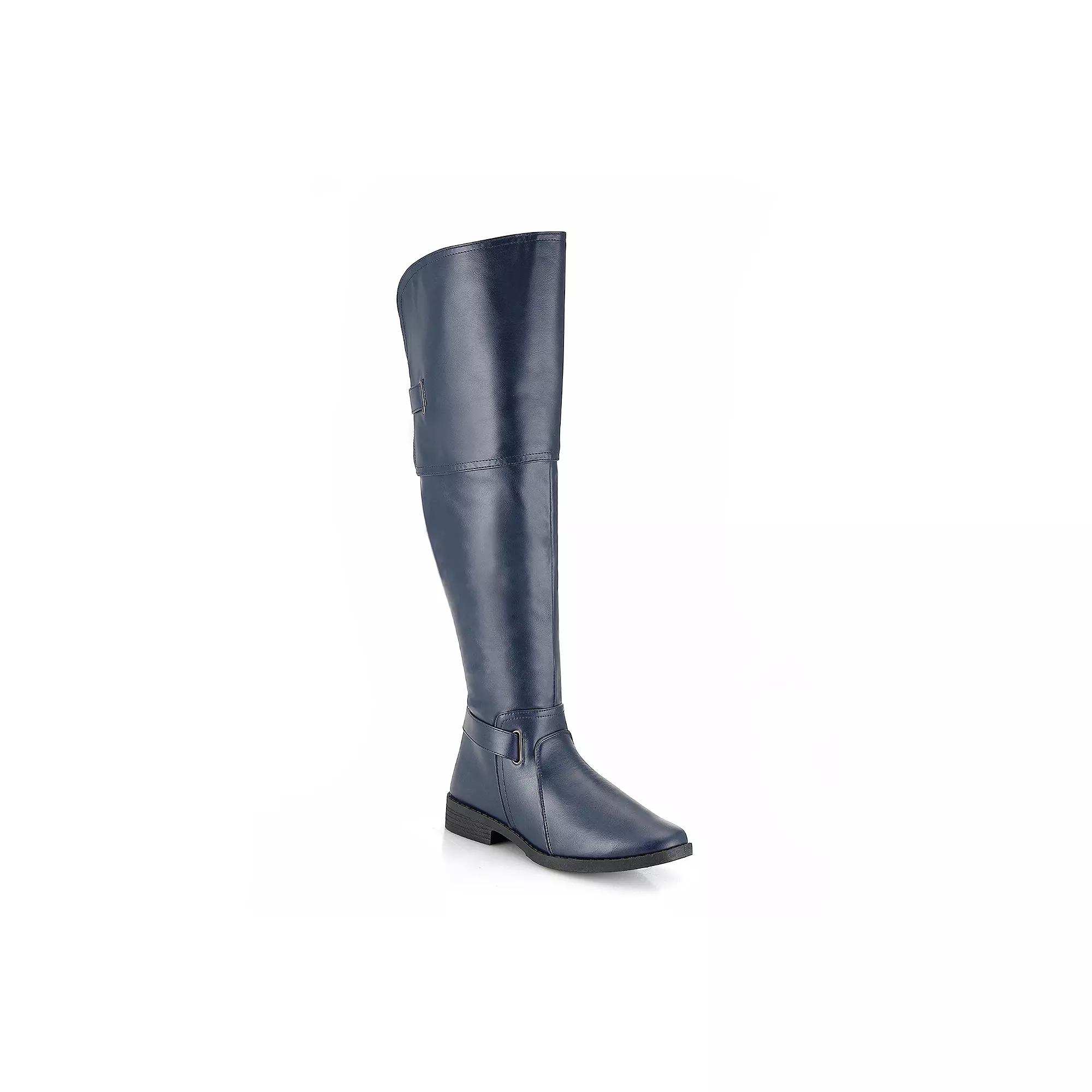 Henry Ferrera Sarit Women's Thigh-High Boots, Size: 7, Blue Product Image