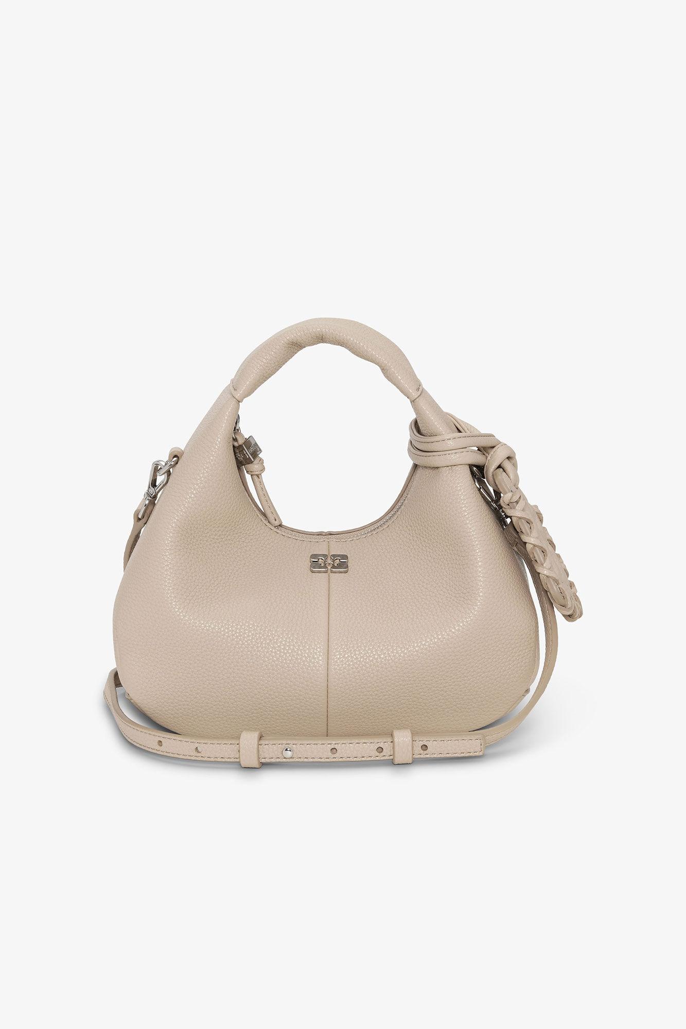 Light Grey Mini Hobo Bag Product Image