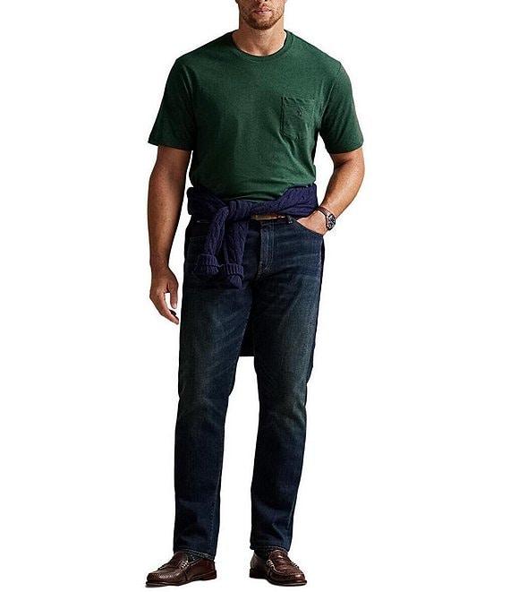 Polo Ralph Lauren Big & Tall Classic Fit Jersey Pocket Crewneck T-Shirt Product Image