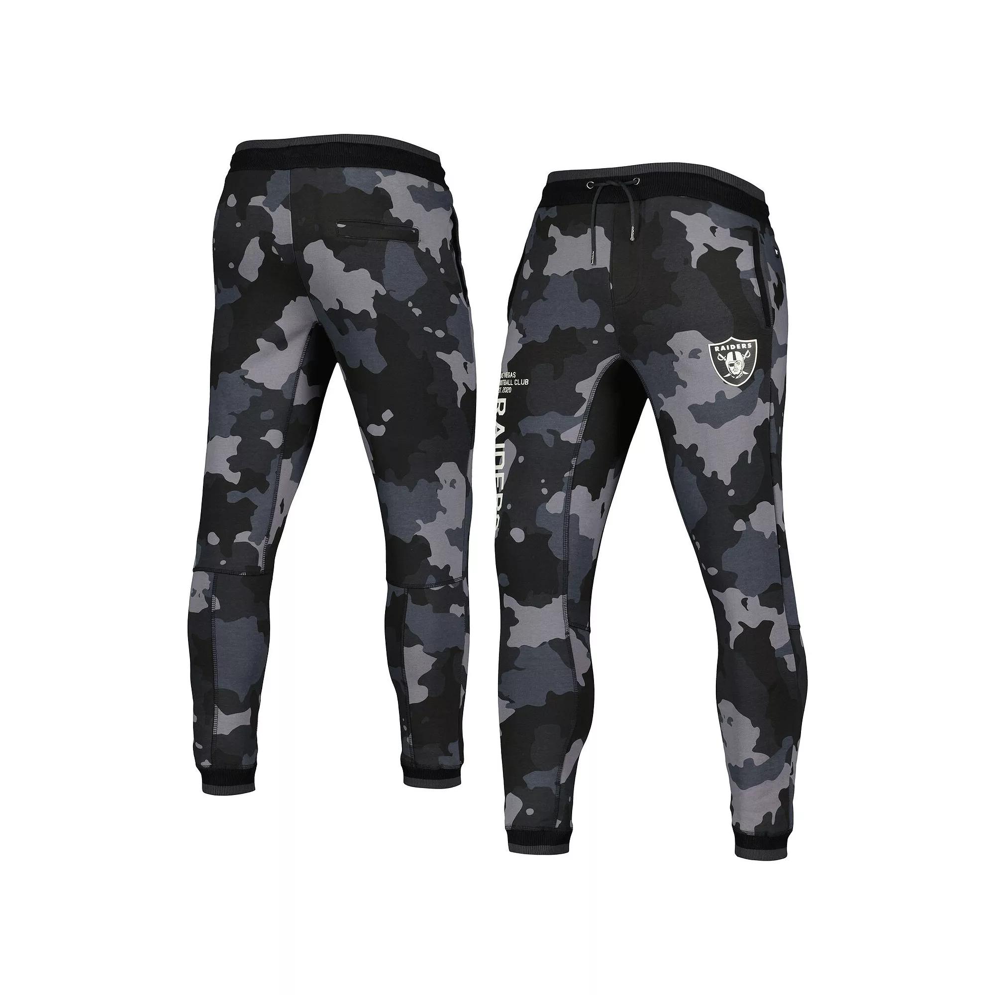 Unisex The Wild Collective Black Las Vegas Raiders Camo Jogger Pants, Men's, Size: 2XL, Lvr Black Product Image