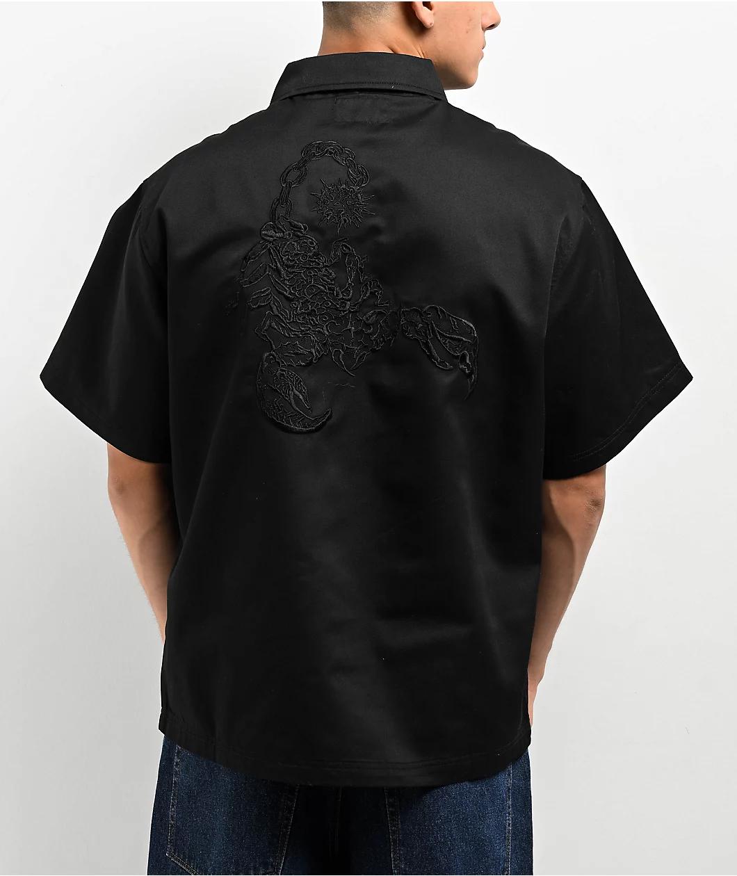 Welcome Mace Black Short Sleeve Work Shirt Product Image