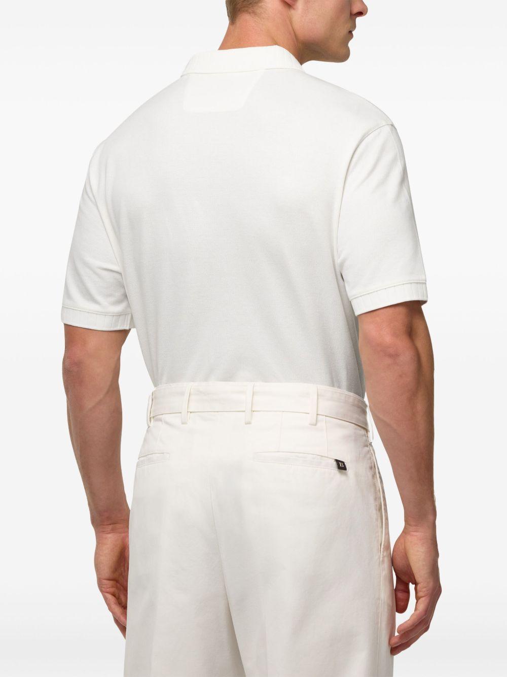 cotton piqué polo shirt Product Image
