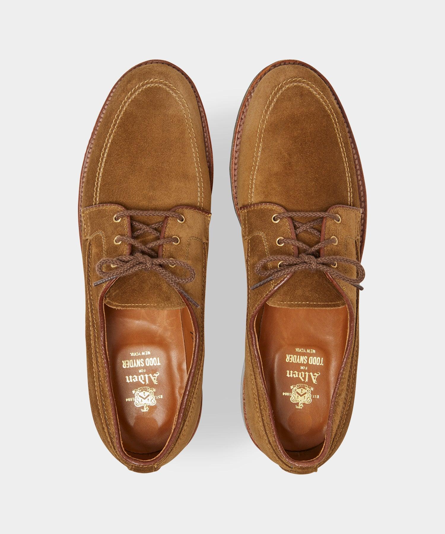 Alden Mocc Toe Suede Blucher Product Image