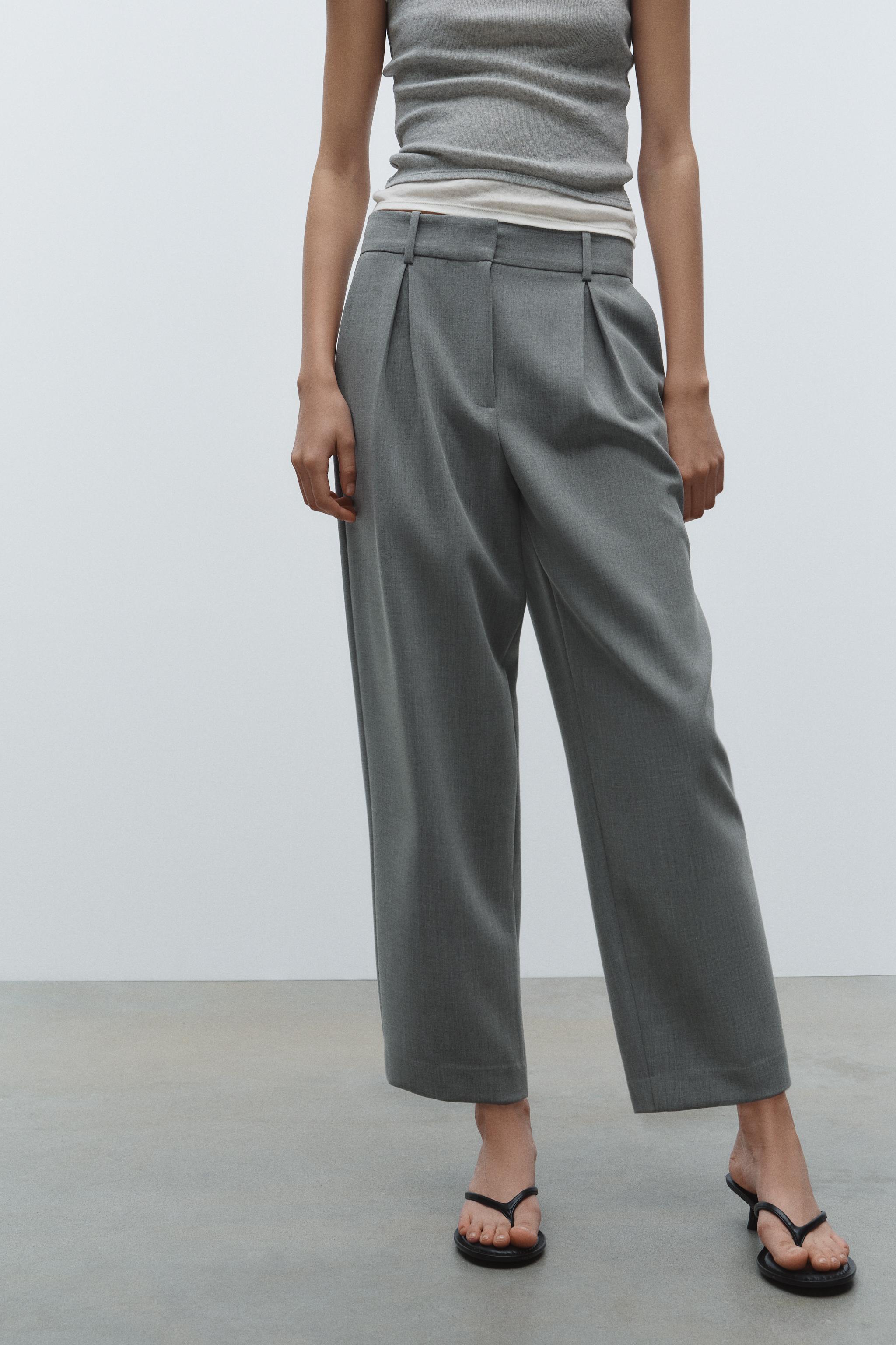 PLEATED CHINO PANTS Product Image