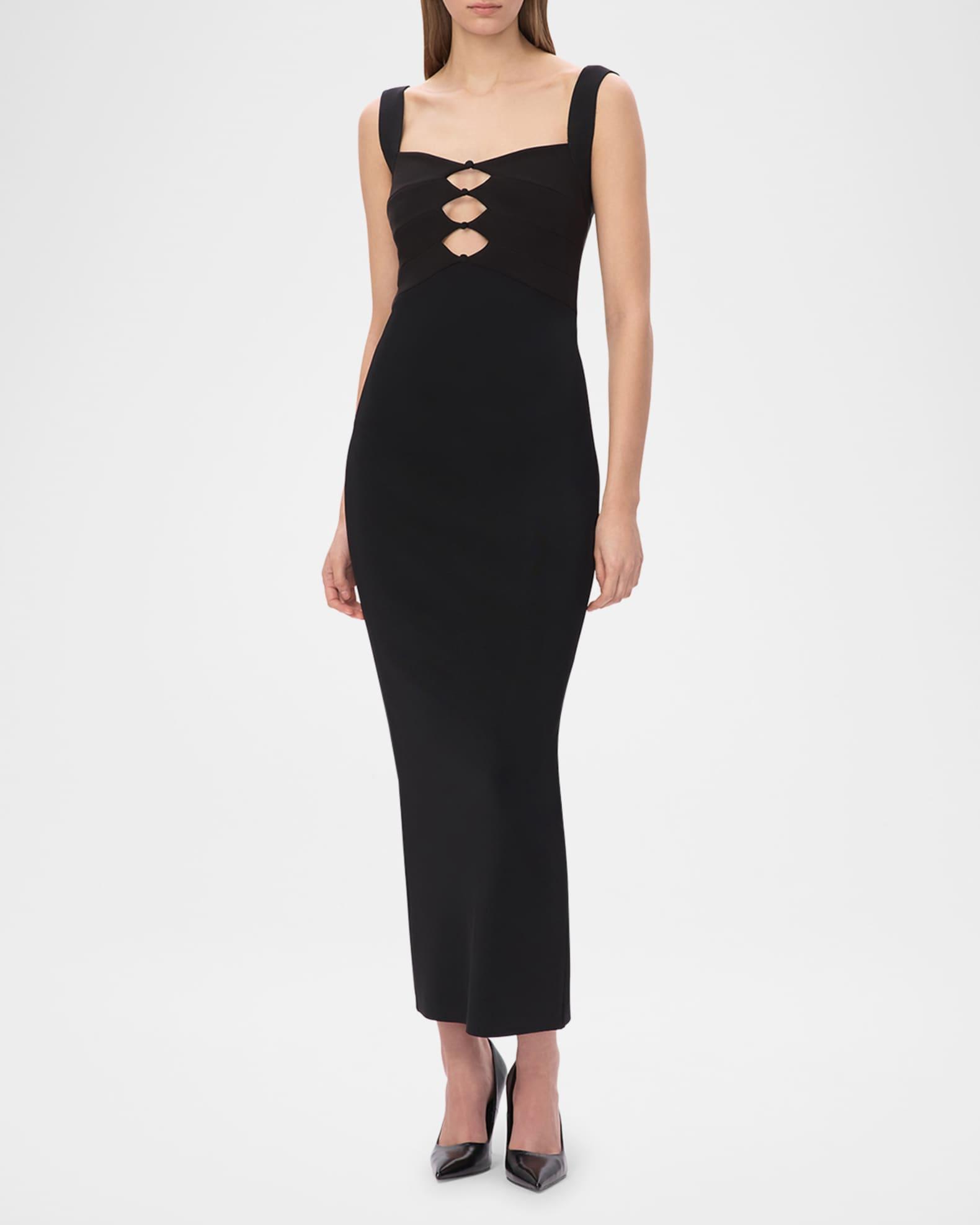 The Alessia Cutout Bodycon Ankle Gown Product Image