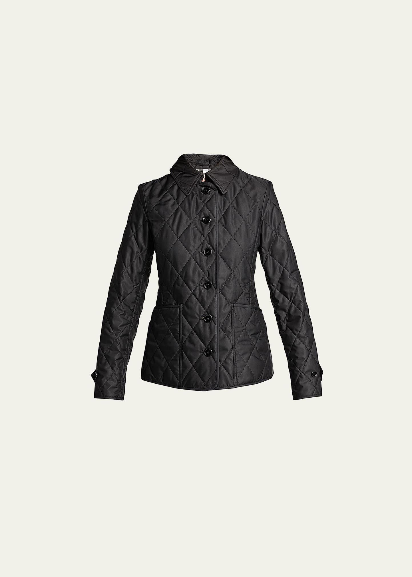 Womens Fernleigh Quilted Logo Jacket Product Image