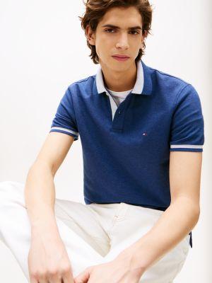 Regular Fit Two-Tone Collar Polo Product Image