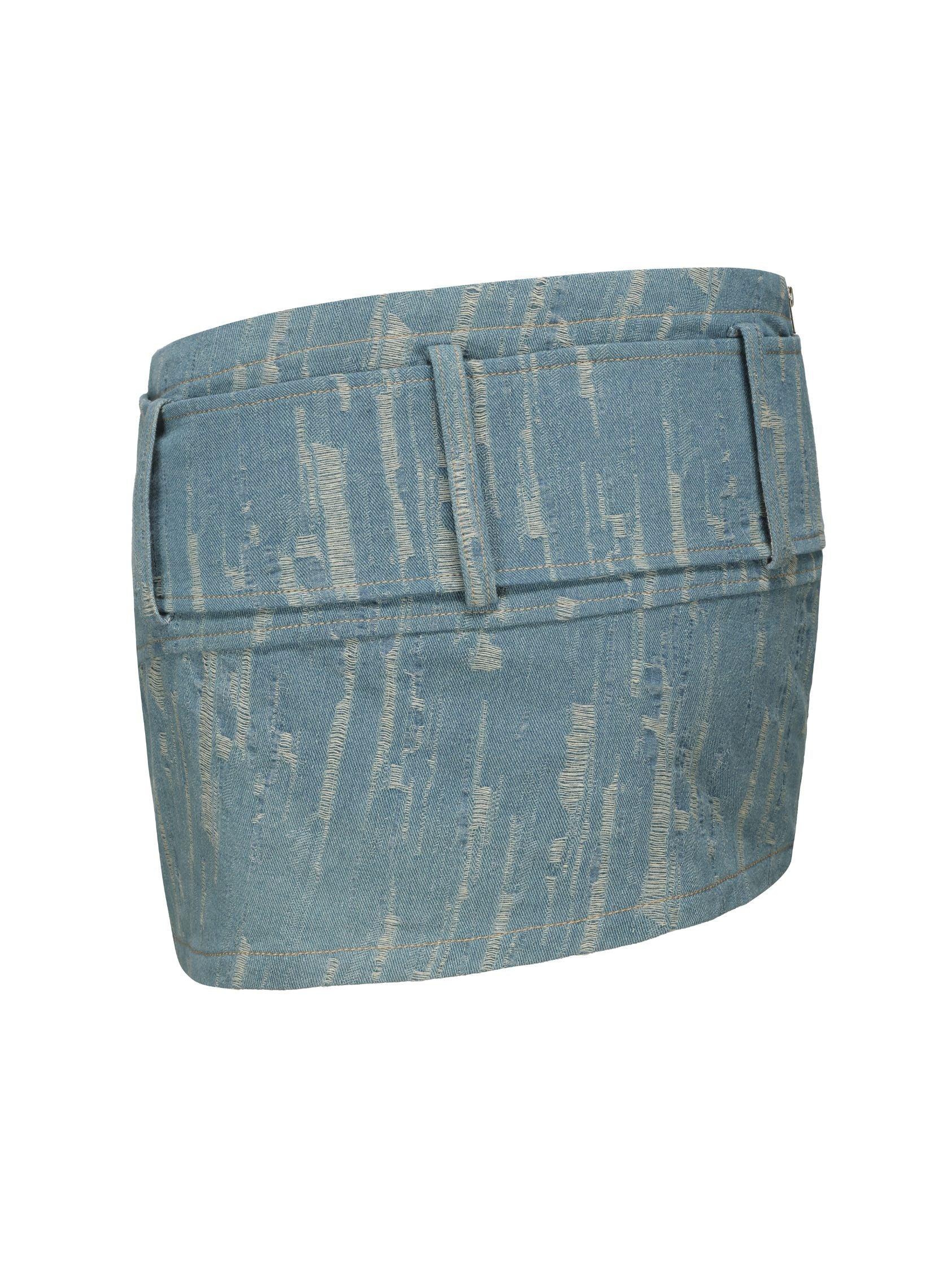 Claire Denim Mini Skirt (Final Sale) Product Image