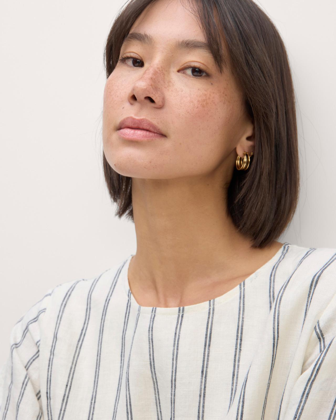 The Linen A-Line Midi Dress Product Image