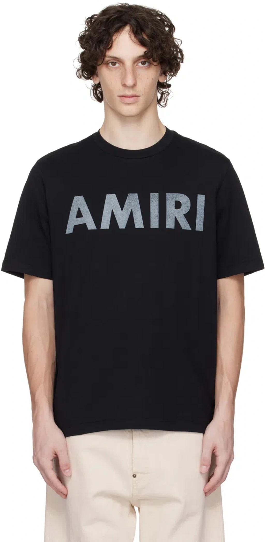AMIRI Stencil Print T Shirt In Black Product Image