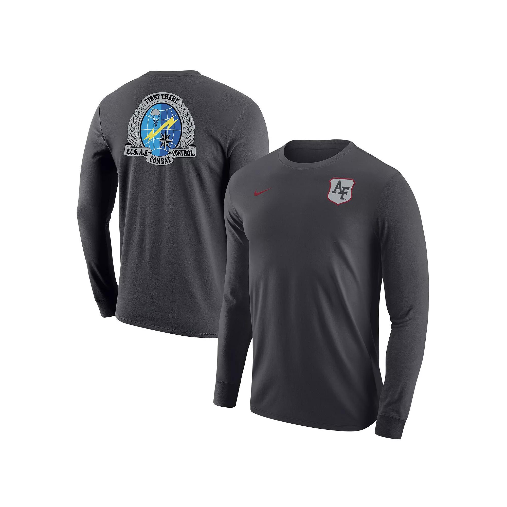 Men's Nike Anthracite Air Force Falcons Special Operations Command Long Sleeve T-Shirt,  Product Image