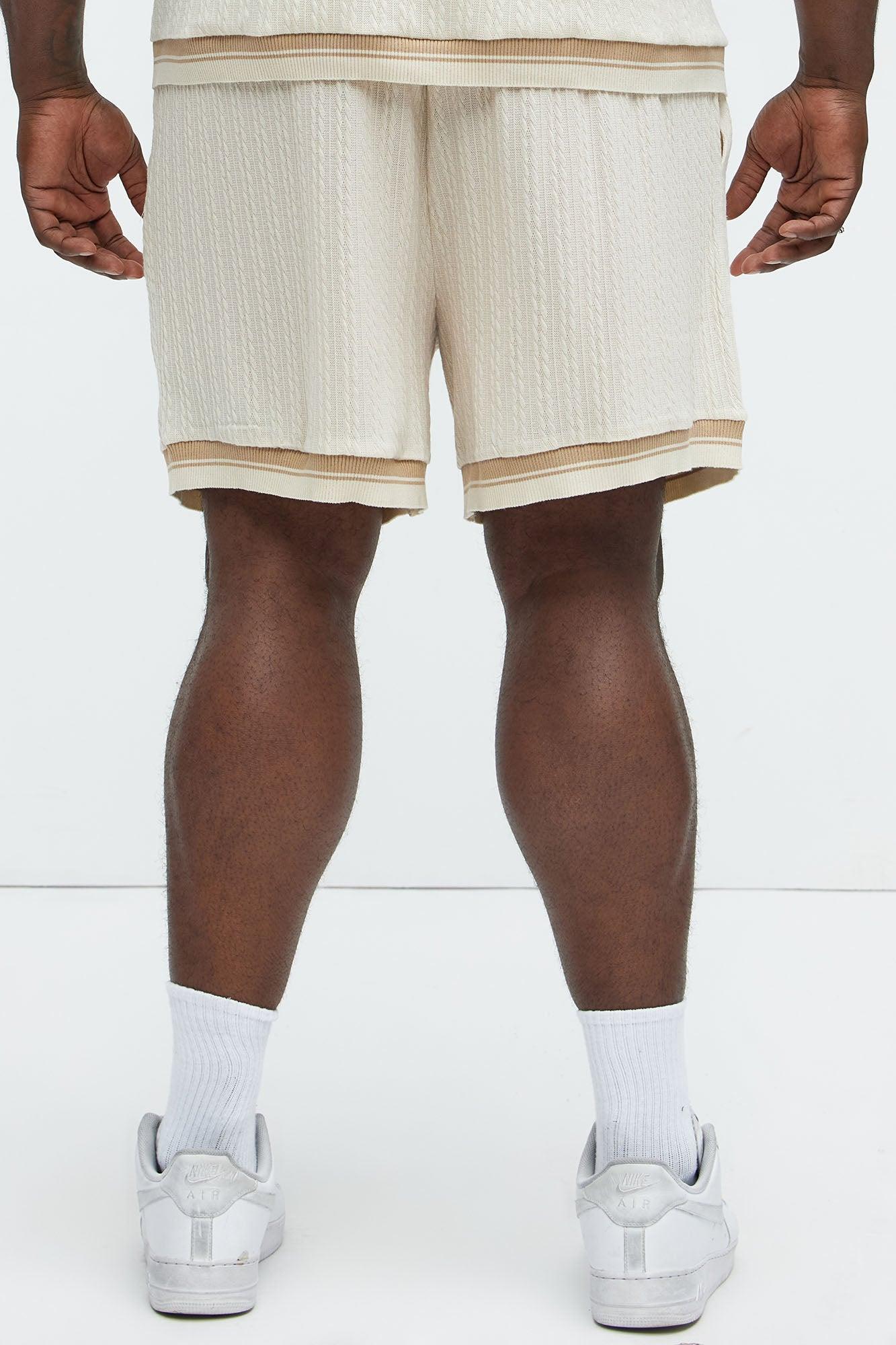 Fisher Knit Shorts - Off White Product Image