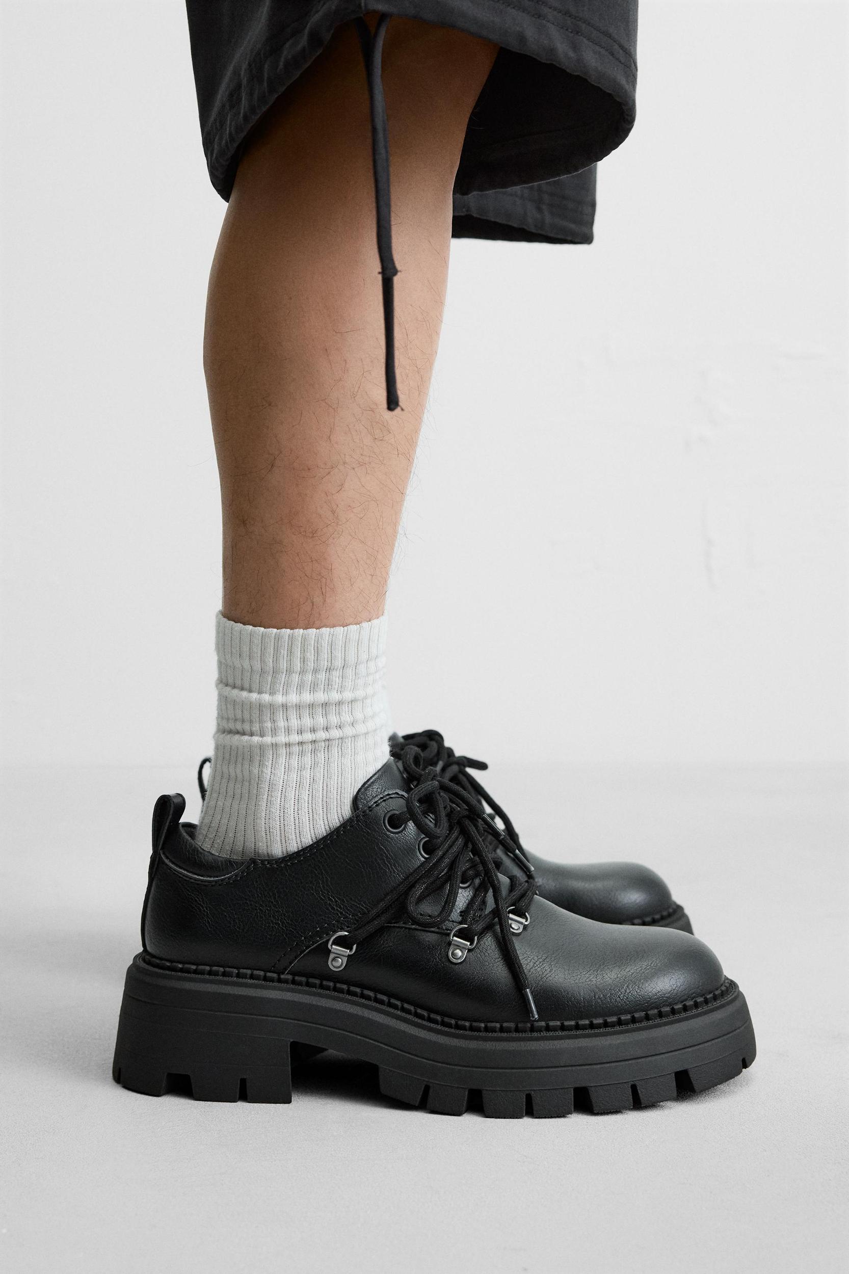 MULTI-LACE CHUNKY SHOES Product Image