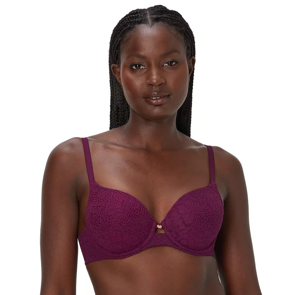 Women's Maidenform One Fab Fit Custom Lift Underwire Bra DM2423, Size: 36 D, Autumn Orchid Lace Product Image