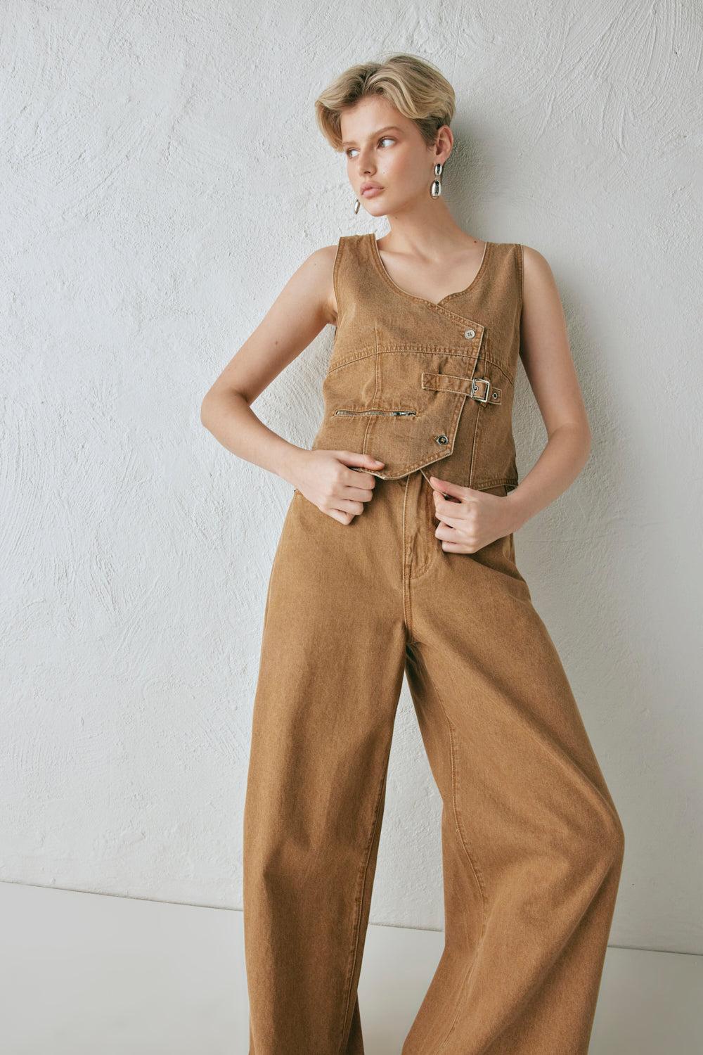 Aston Denim Jeans Tan Product Image