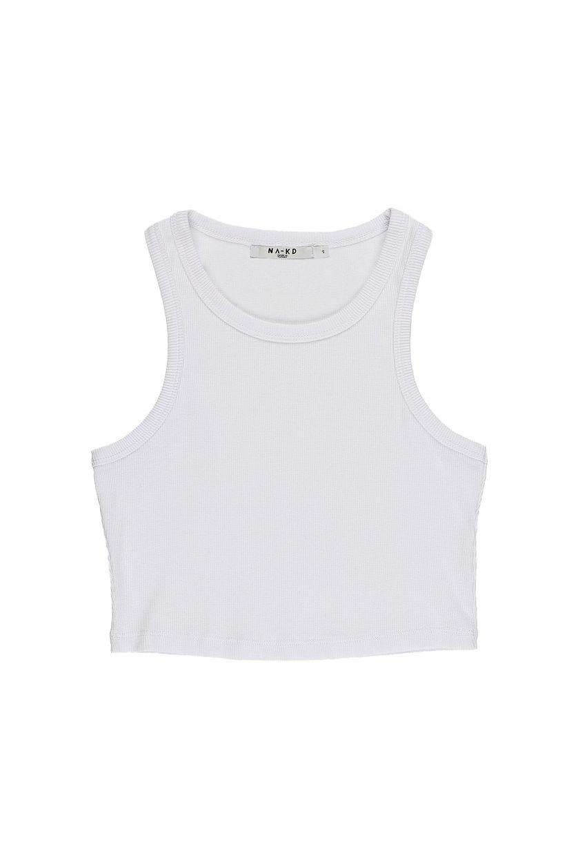 Ribbed Cropped Tank Product Image
