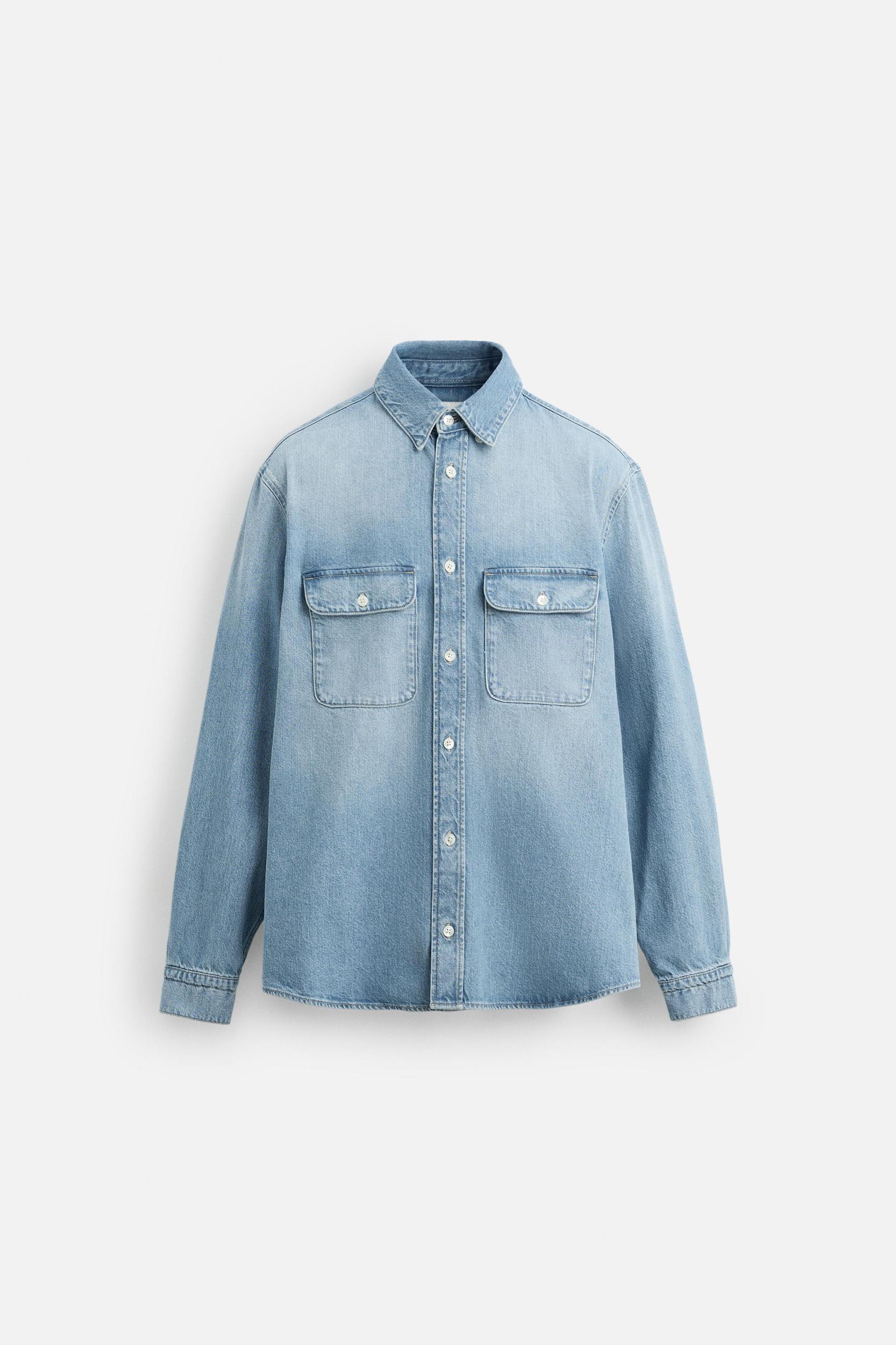 POCKET DENIM SHIRT Product Image