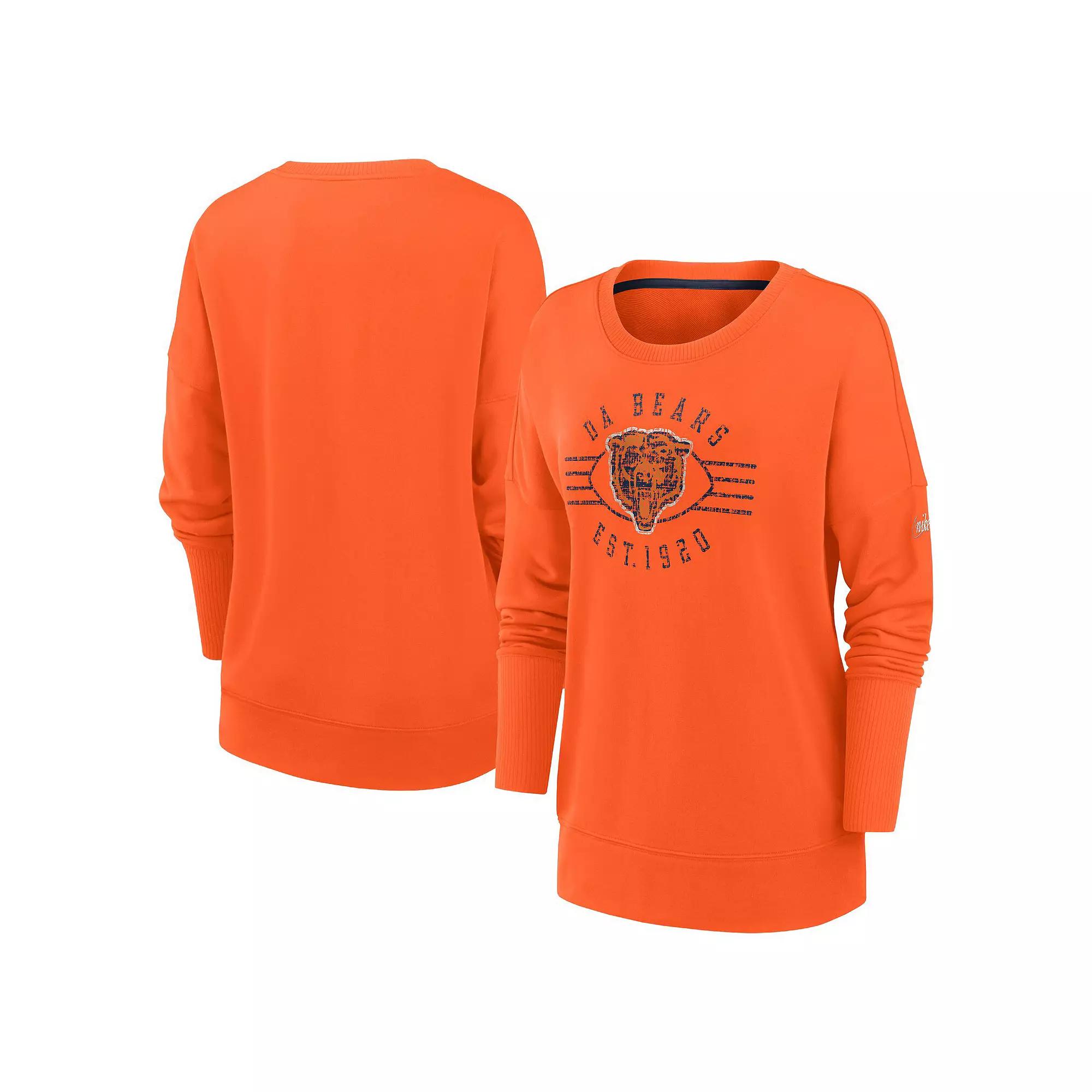 Women's Nike Orange Tampa Bay Buccaneers Rewind Playback Icon Performance Pullover Sweatshirt,  Product Image