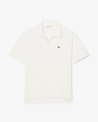 Relaxed Fit Fluid Piqué Polo Shirt Product Image