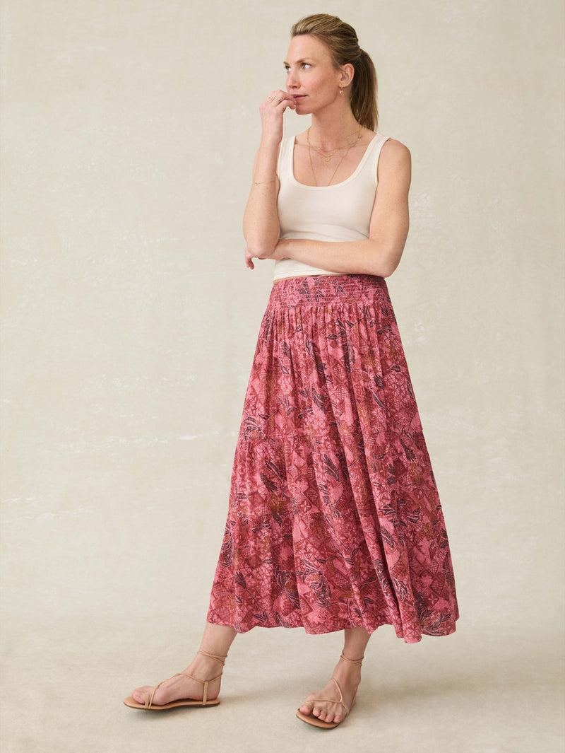 Woodstock Skirt - Island Breeze Floral Product Image