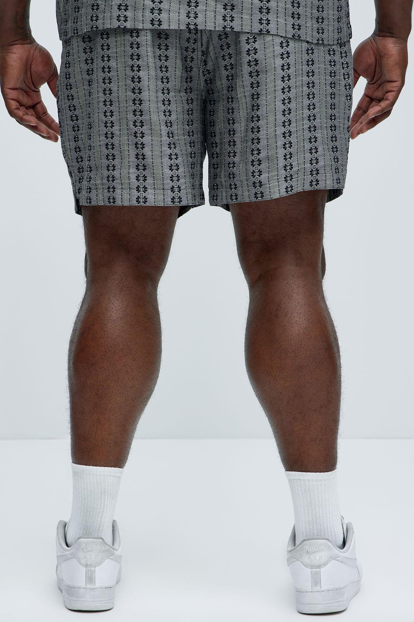 Denali Floral Warm Up Shorts - Black/combo Product Image