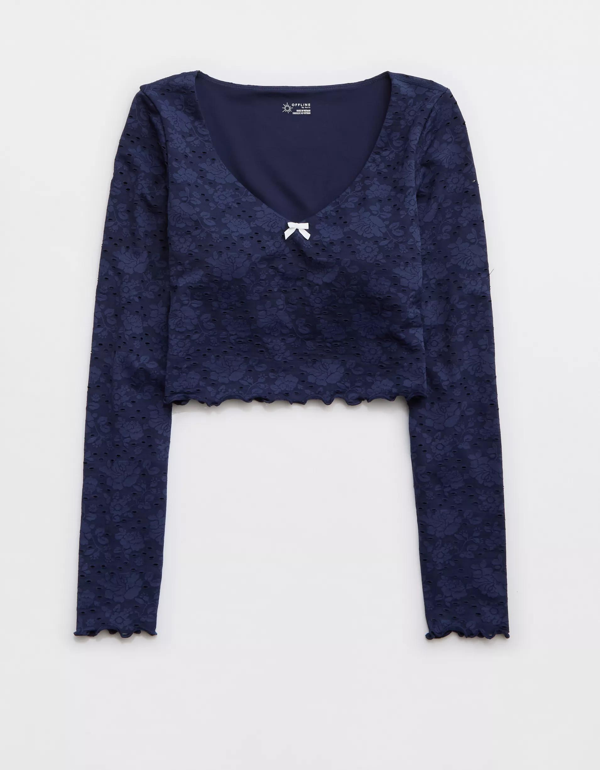 OFFLINE By Aerie Treat Yourself Long Sleeve T-Shirt Product Image