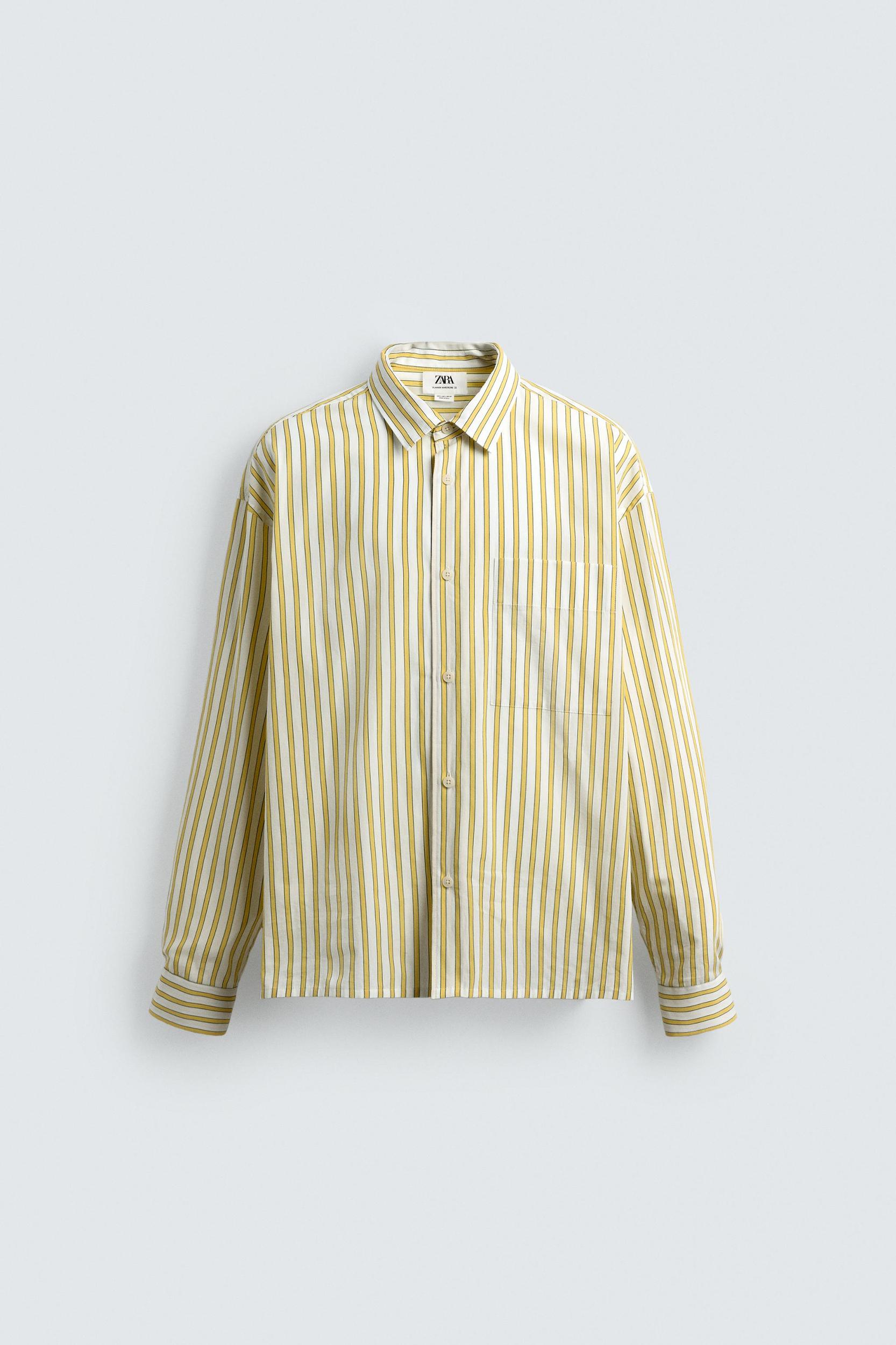 STRIPED SHIRT WITH POCKET Product Image