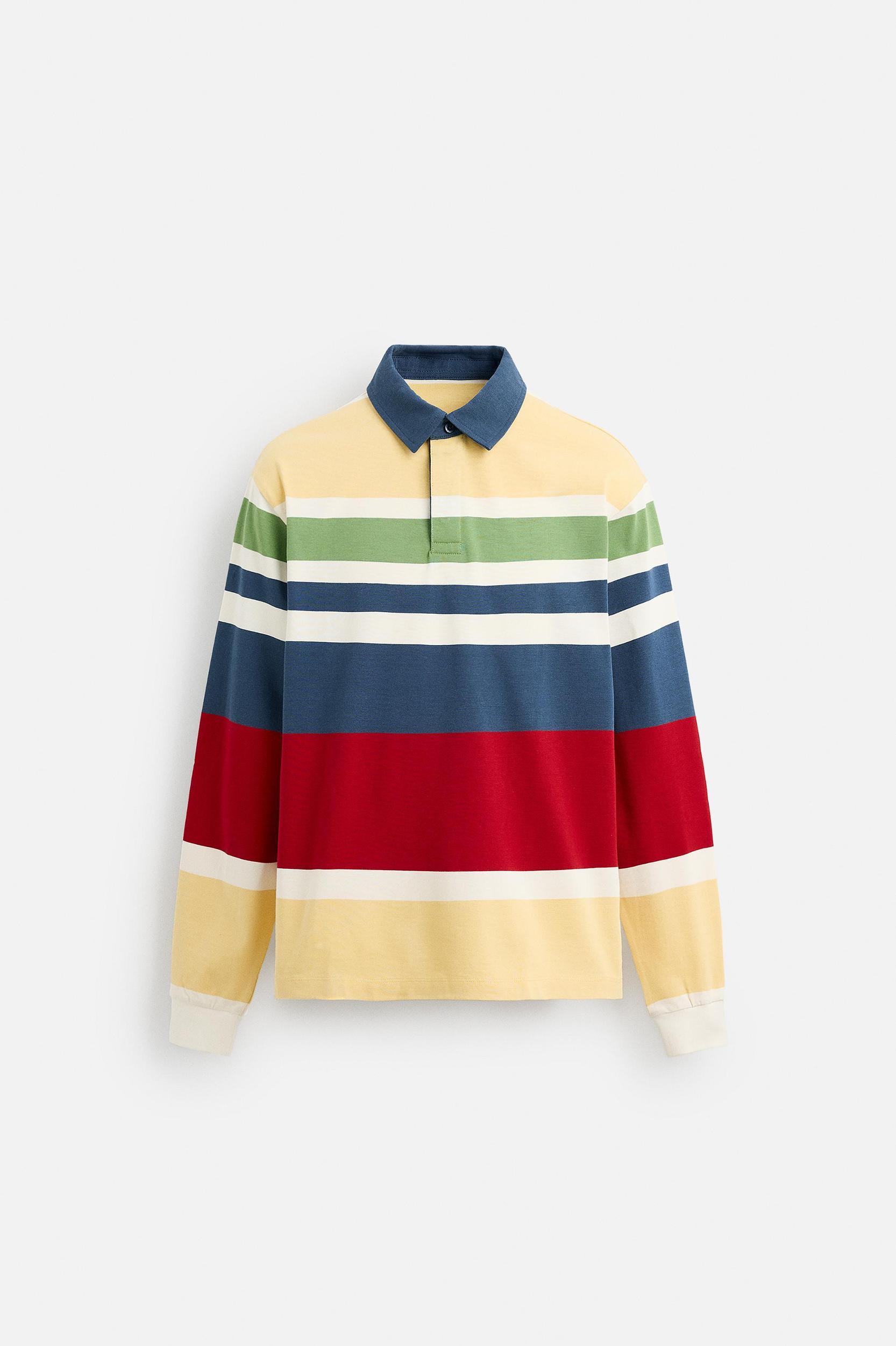 STRIPED POLO SHIRT Product Image