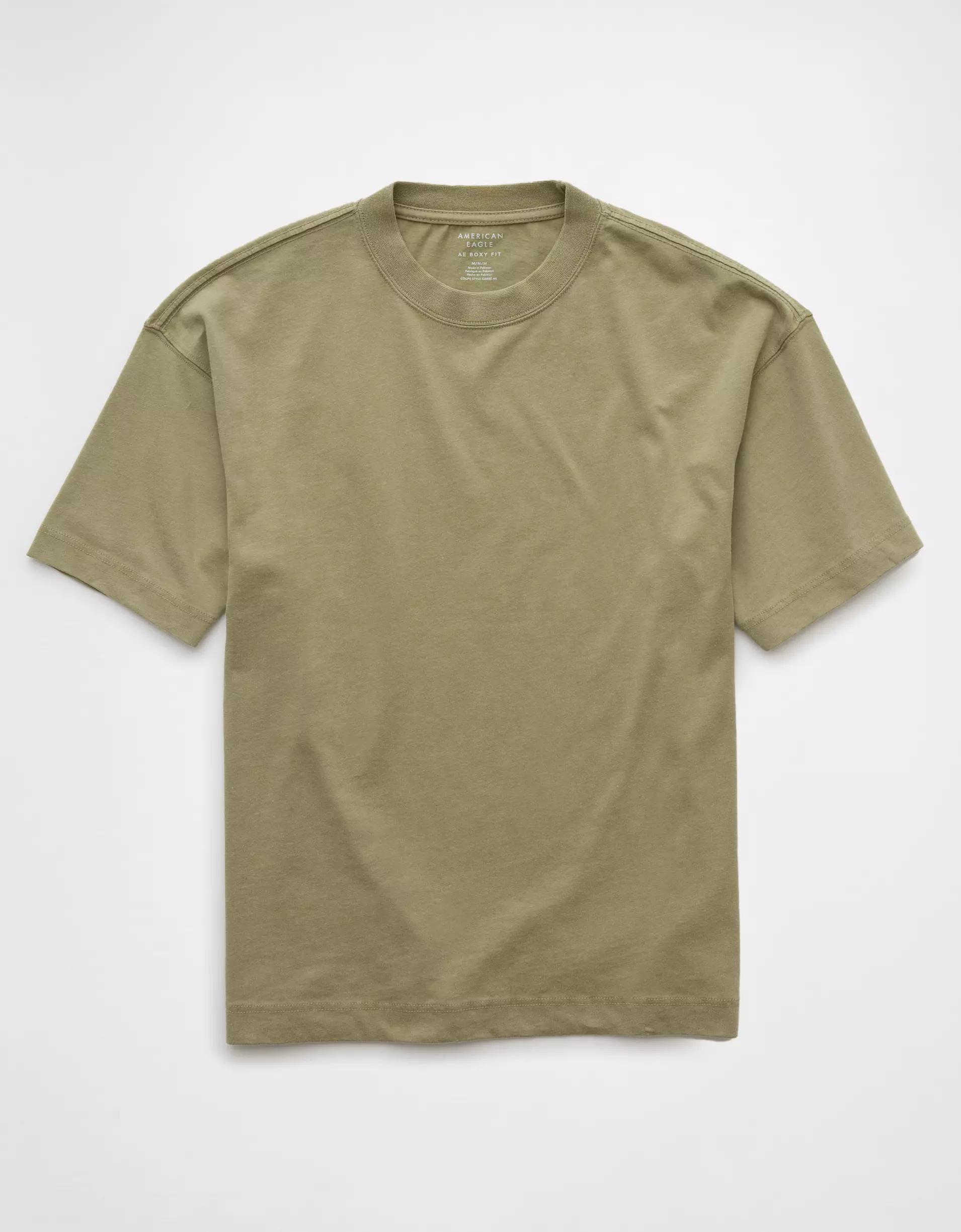 AE Boxy Sueded Jersey T-Shirt Product Image