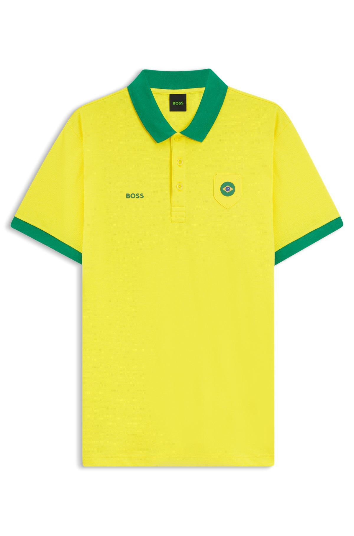 Paddy polo shirt with country flag Product Image