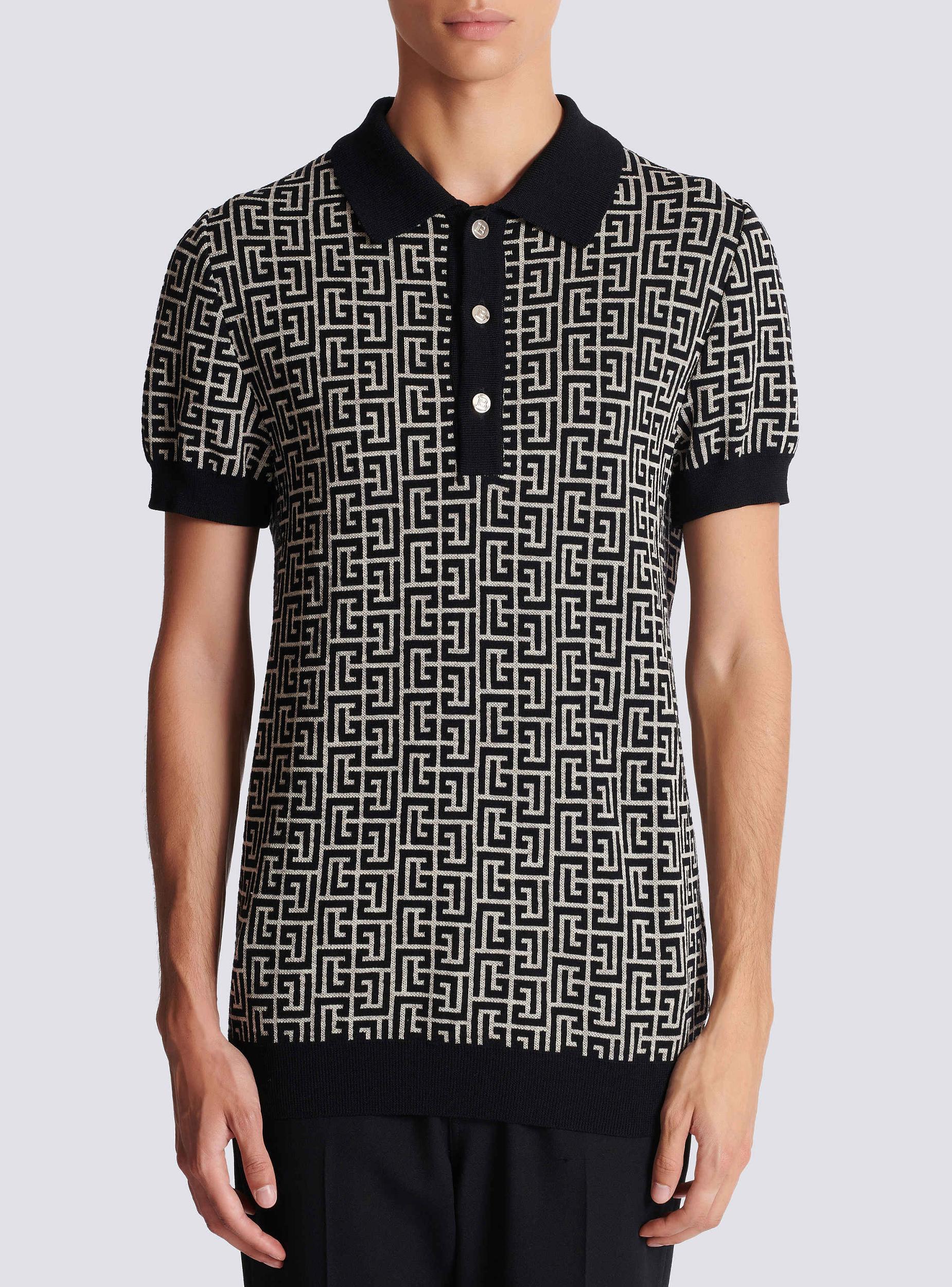 Monogrammed polo shirt Product Image