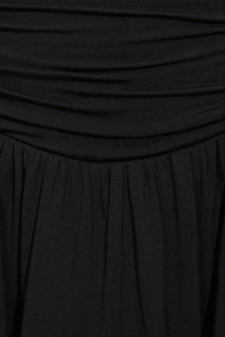 Plunge Halter Fit & Flare Dress Product Image