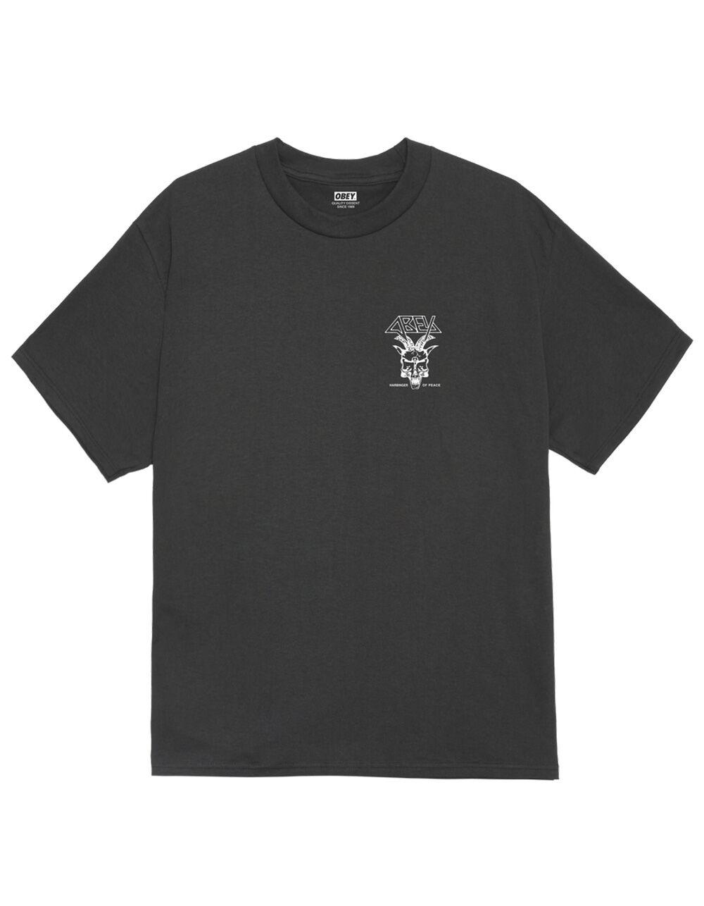 OBEY Harbinger Of Peace Mens Tee - WASHED BLACK Product Image