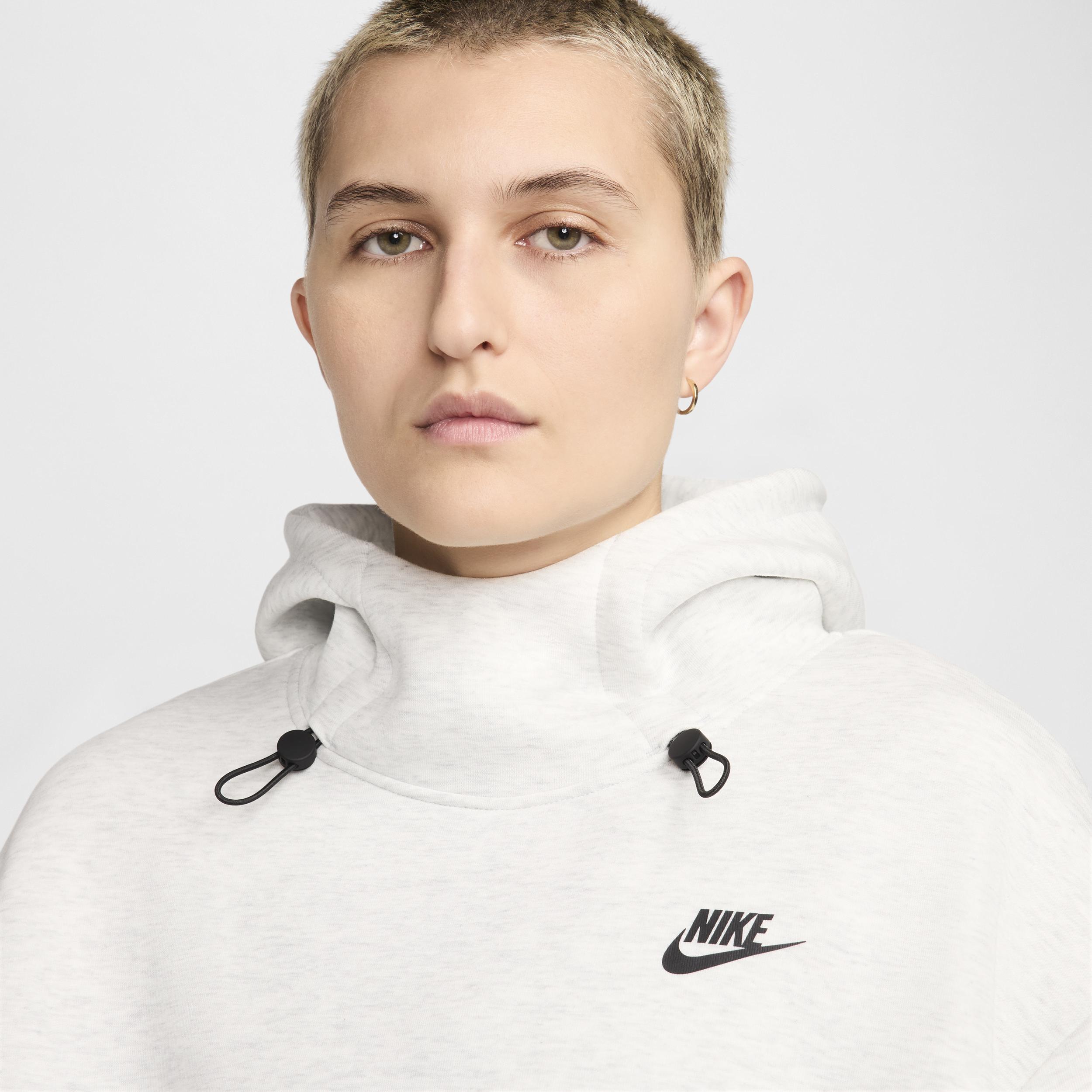 Womens Nike Sportswear Tech Fleece Oversized Hoodie | FV6322-013 Product Image
