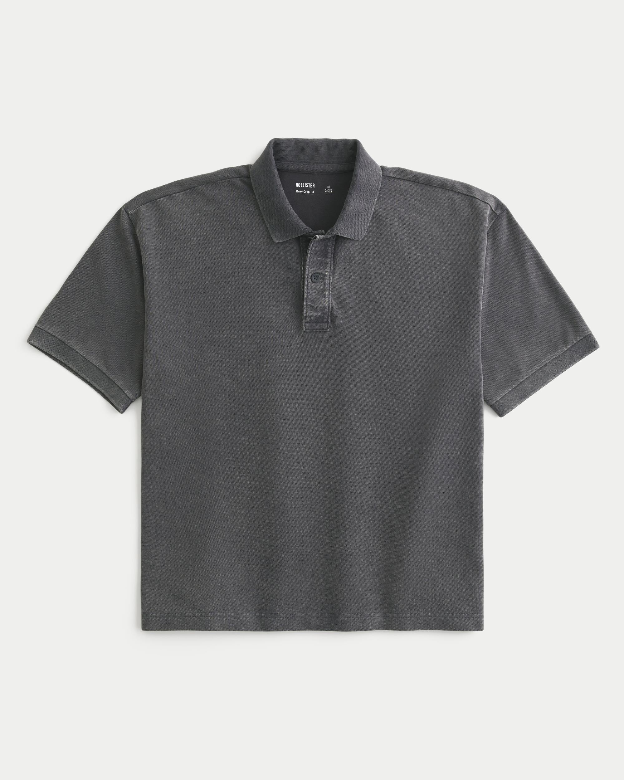 Boxy Crop Polo Product Image