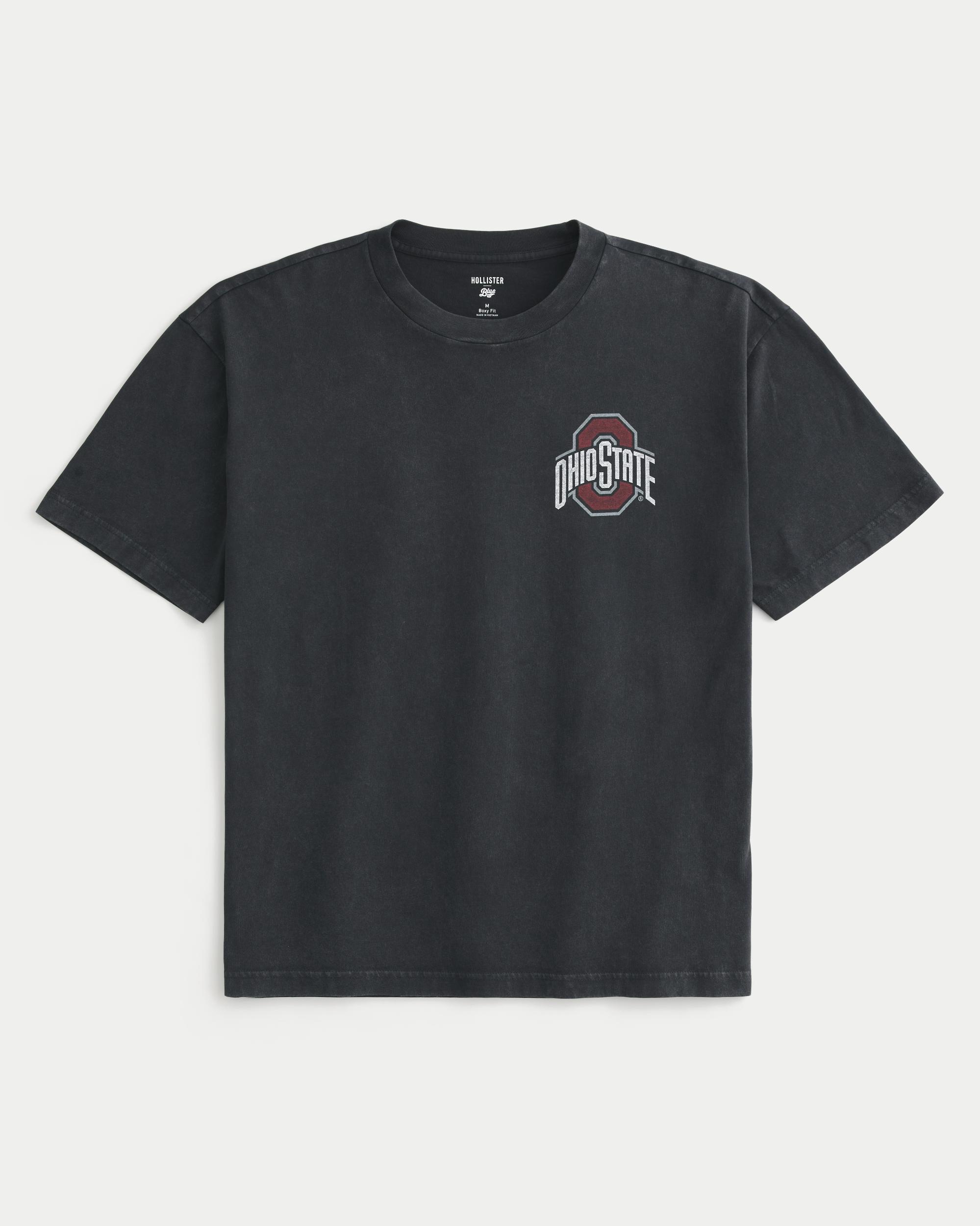 Boxy Ohio State Buckeyes Basketball Graphic Tee Product Image