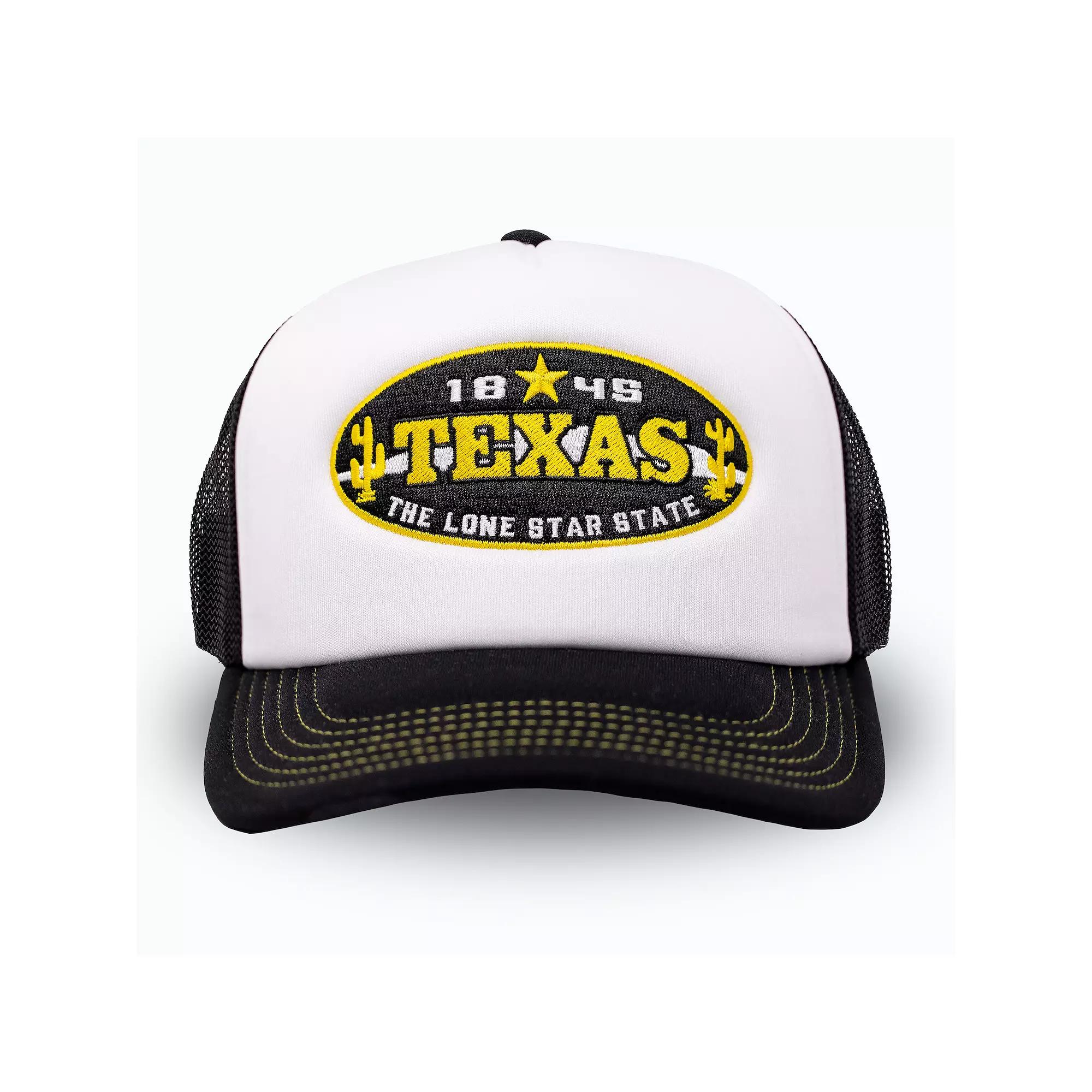 Men's Texas Lone Star State Hat, White Product Image