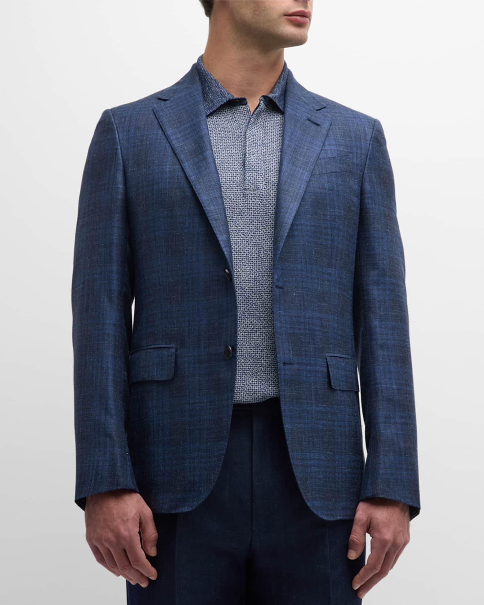 Men's Macro-Check Sport Coat Product Image
