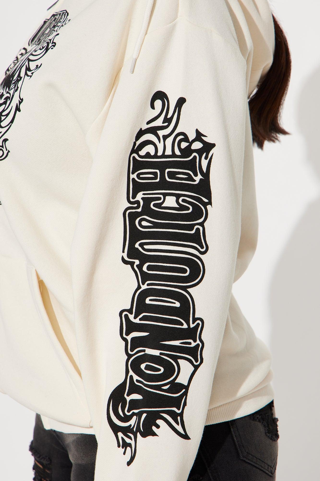 Von Dutch Novelty Print Sweatshirt - Cream/combo Product Image