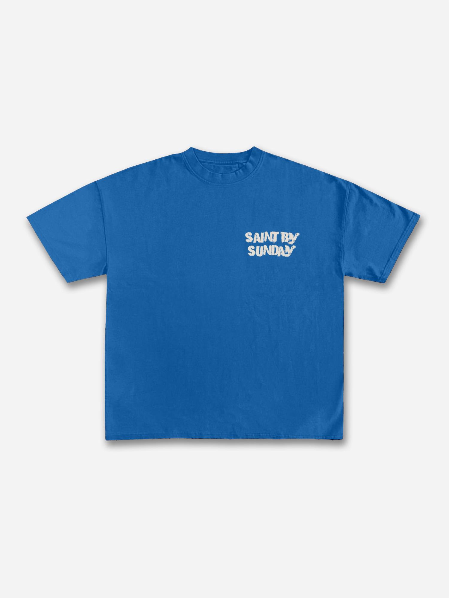 Sunday Is A Saint, Friday Is A Sinner Street Vintage Graphic Cotton T-shirt Product Image