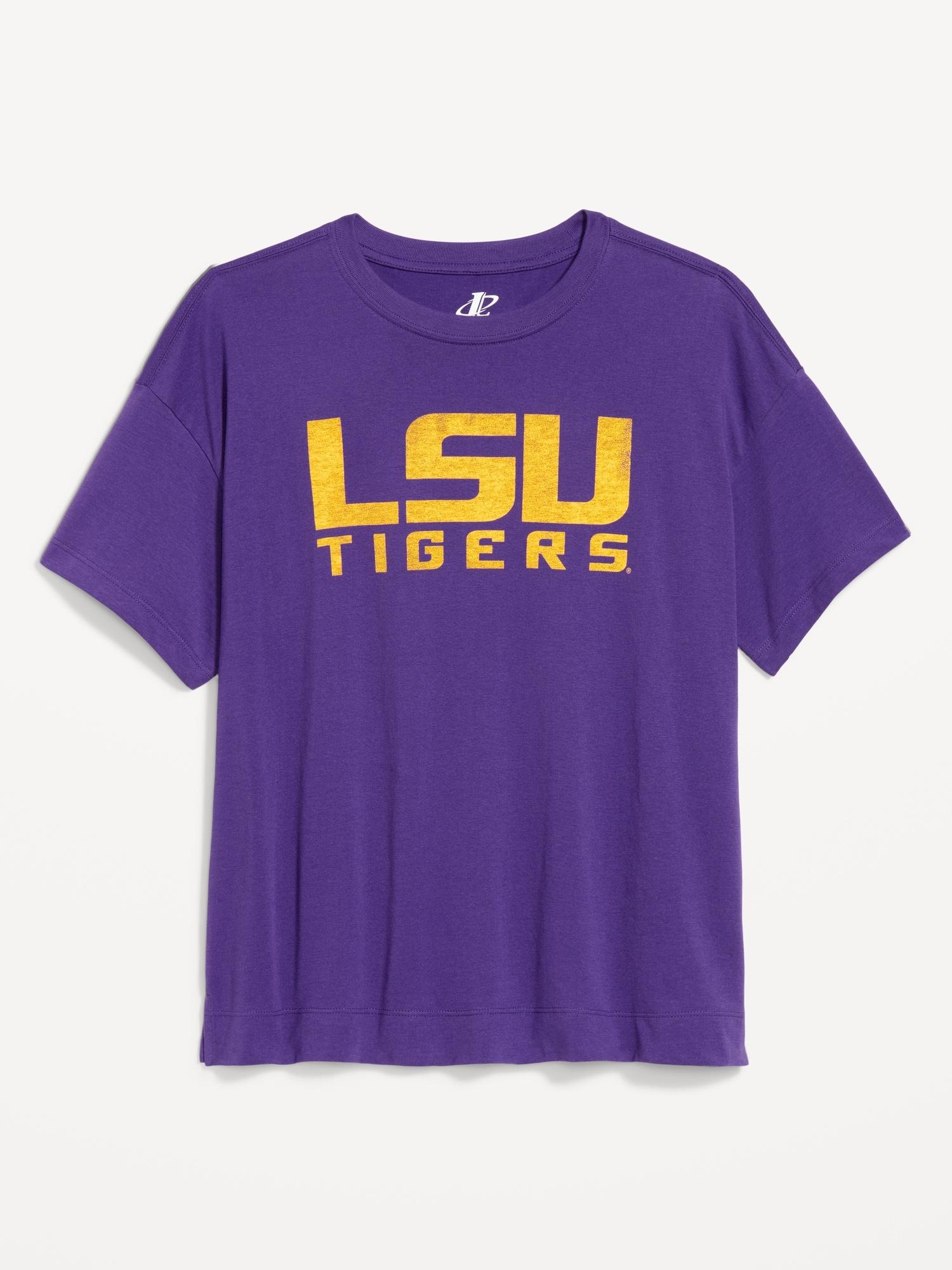 College Crew-Neck T-Shirt for Women Product Image