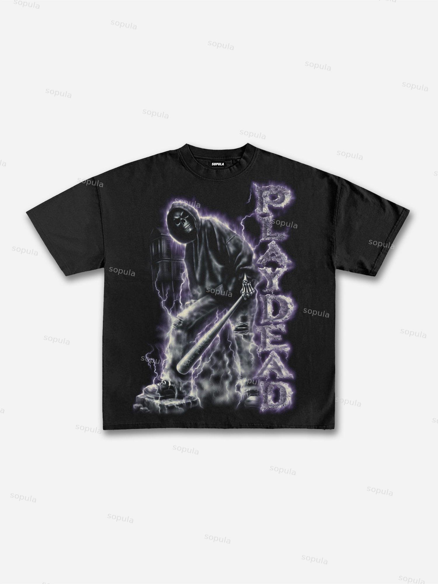 All We Need Is Money Scout Girl Print Cotton T-shirt Product Image